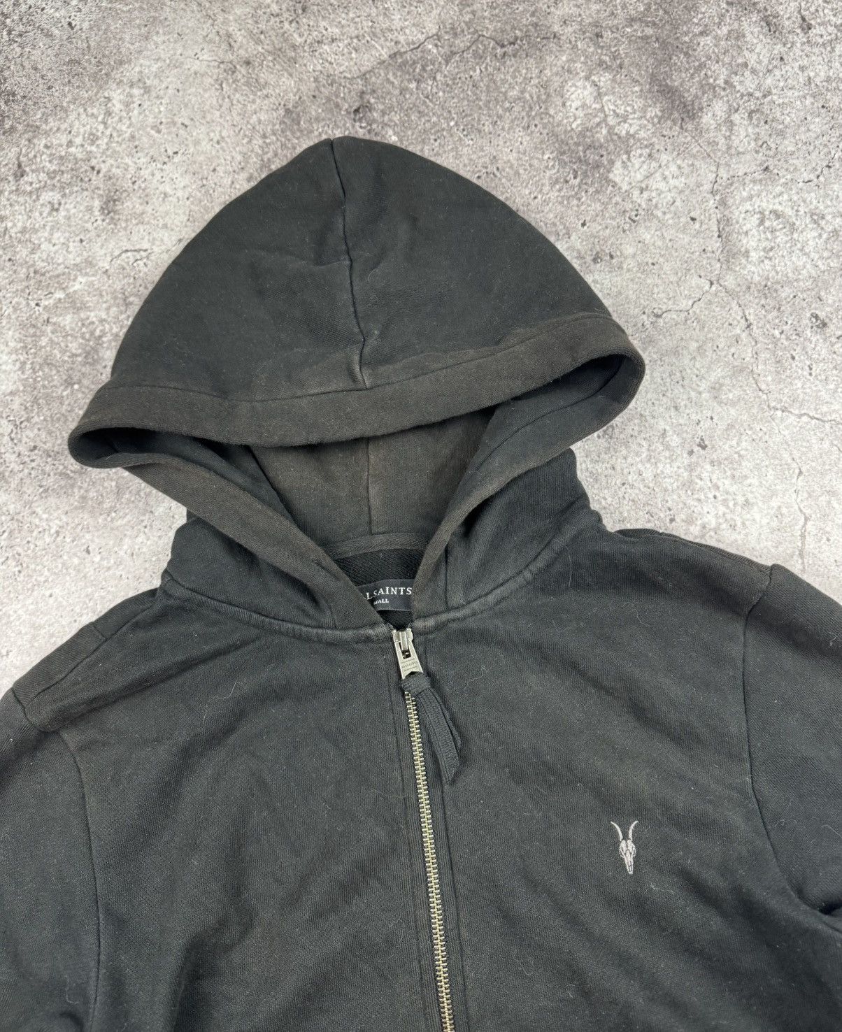 Allsaints VTG Y2K RICK OWENS STYLE AVANT GARDE ALLSAINTS ZIP HOODIE Size US S / EU 44-46 / 1 - 3 Thumbnail