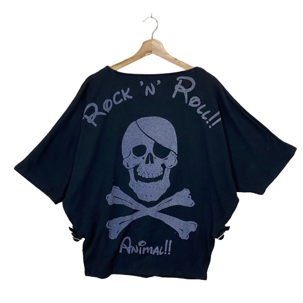 If Six Was Nine PUNK!! Glad News Rock N Roll Animal Big Logo Shirt Size L / US 10 / IT 46 - 1 Thumbnail
