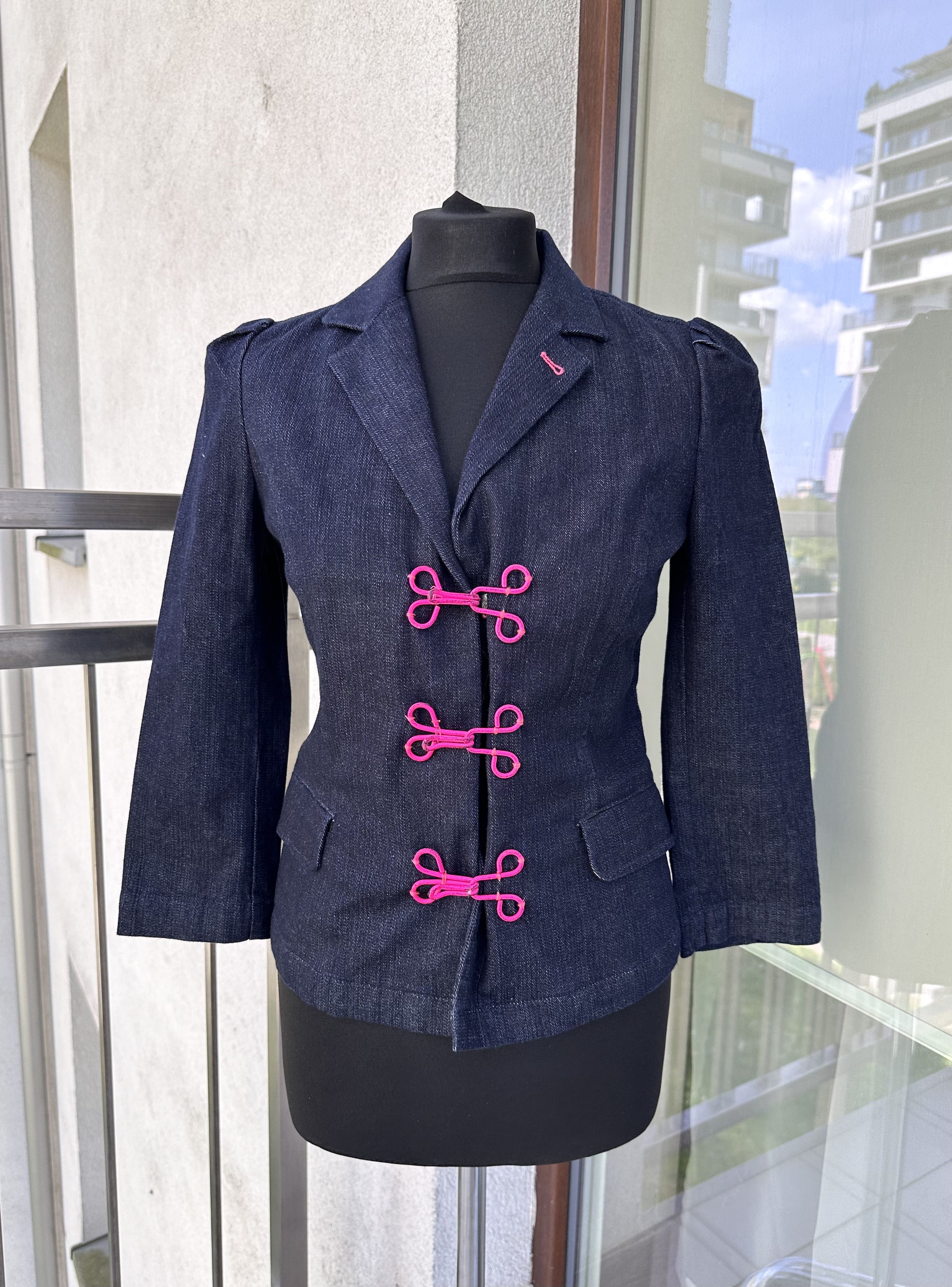 Moschino Moschino denim jacket women avant garde Size S / US 4 / IT 40 - 3 Thumbnail