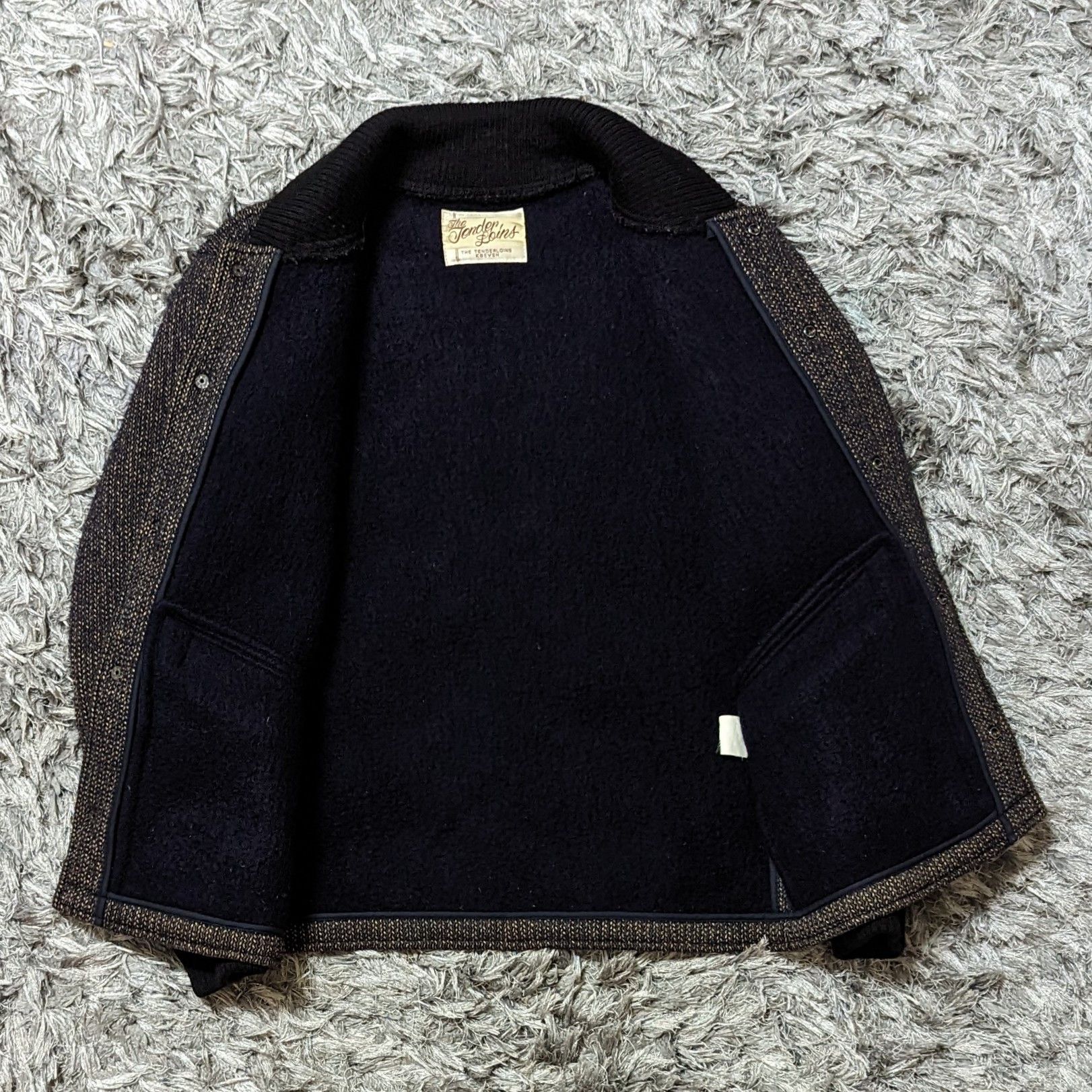 Tenderloin Vintage The Tenderloins K Seven Wool Jacket Plain Varsity Size US S / EU 44-46 / 1 - 4 Thumbnail