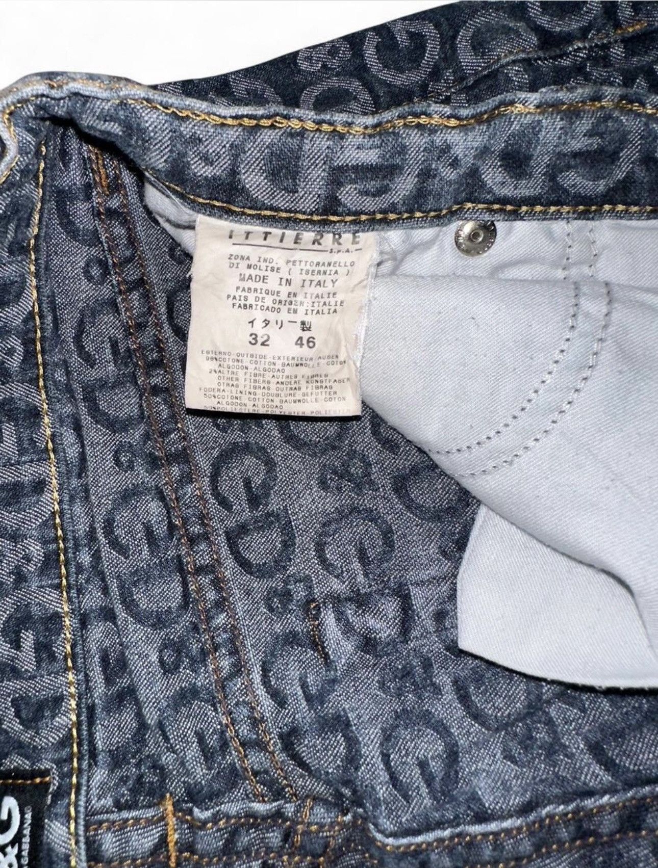 Dolce & Gabbana Dolce & Gabbana Monogram logo jeans Size US 30 / EU 46 - 4 Thumbnail