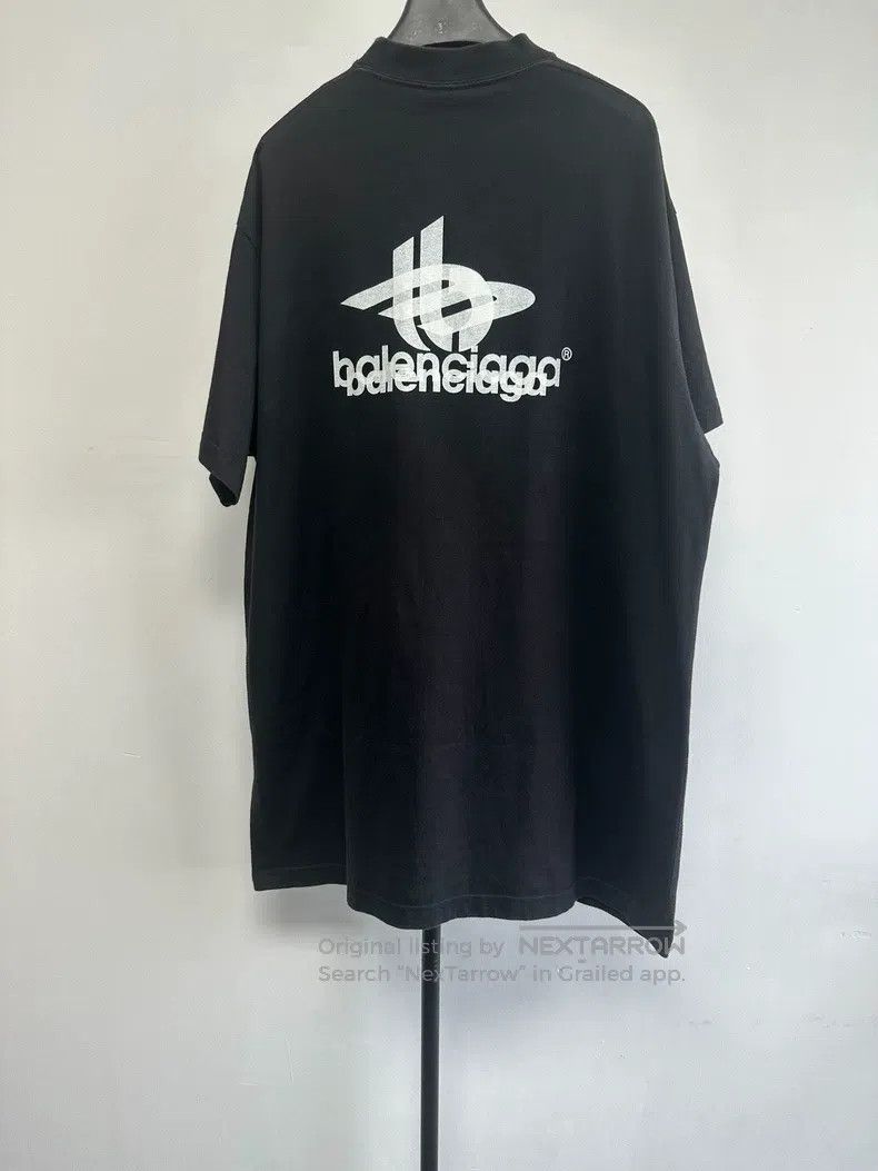 Balenciaga Balenciaga Letter Printed Round Neck Short Sleeve T-Shirt Size US S / EU 44-46 / 1 - 2 Thumbnail