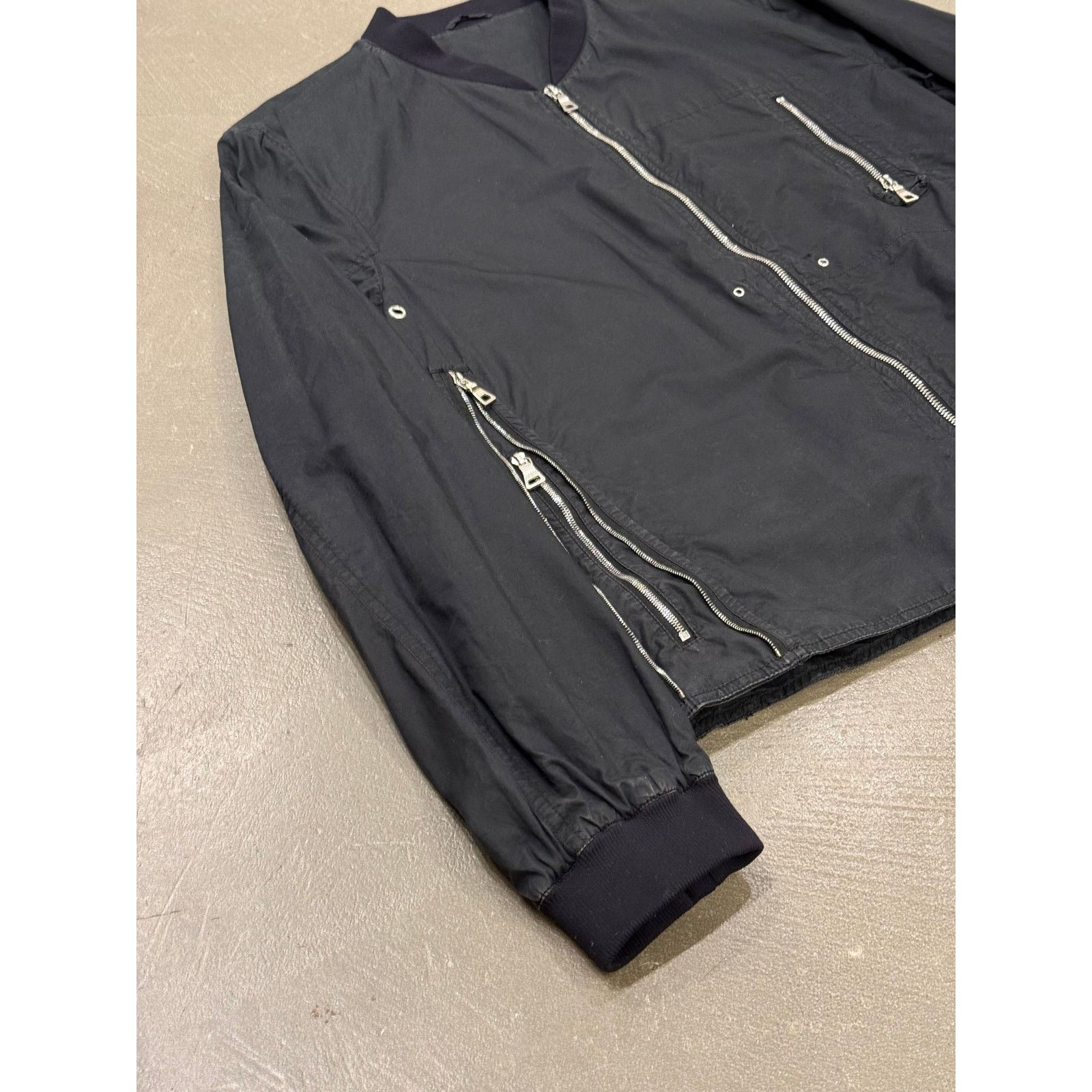Prada 2000s Prada nylon moto light jacket Size US L / EU 52-54 / 3 - 2 Thumbnail
