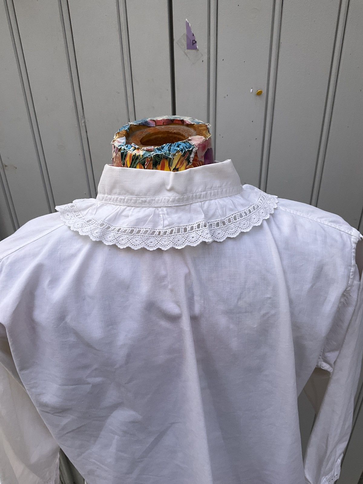 Vintage Antique cotton shirt Size M / US 6-8 / IT 42-44 - 9 Thumbnail