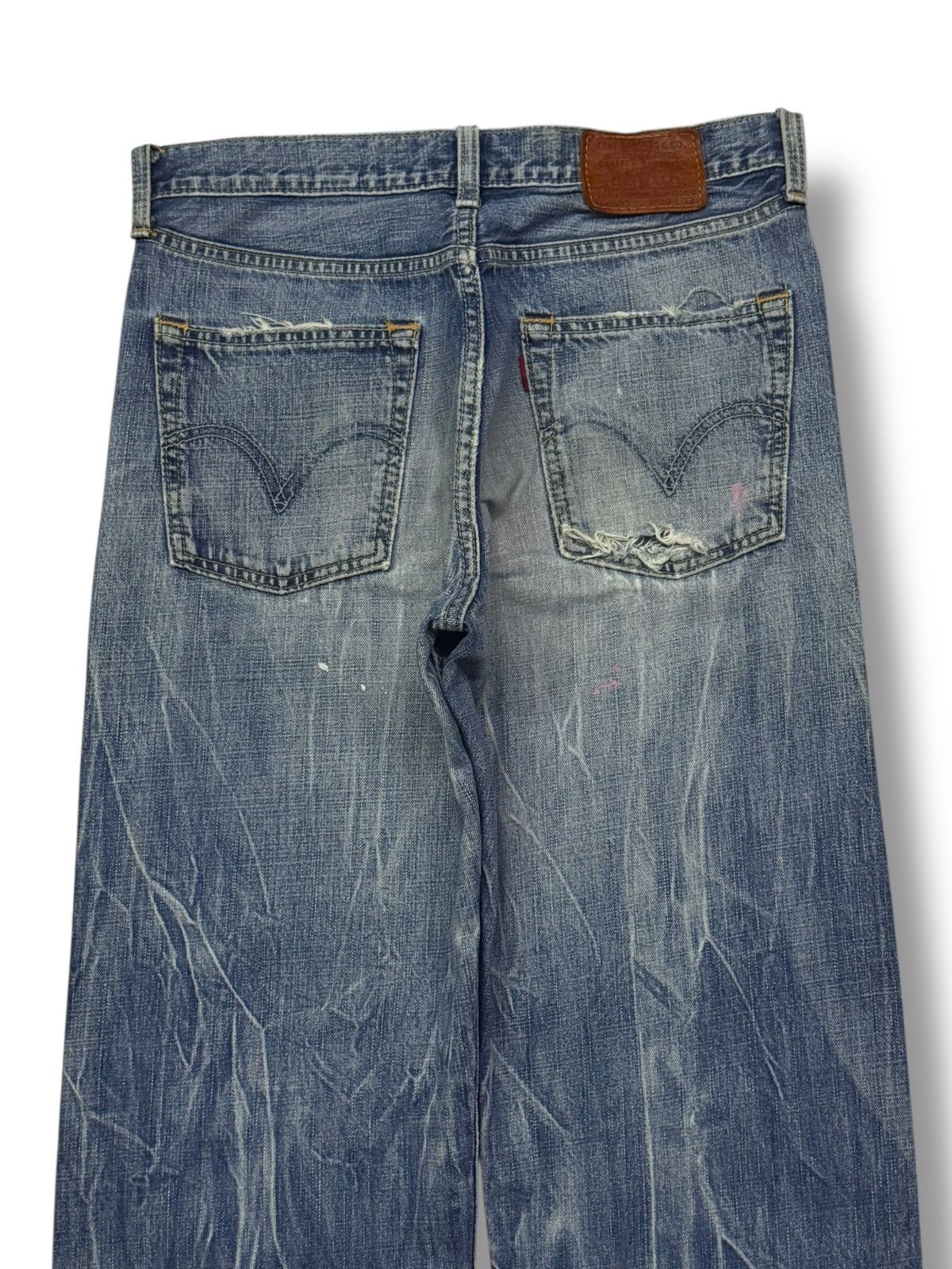 Levi's Vintage 00s Levi’s 503 Vintage Faded Denim Jeans Y2K W29 Size US 29 - 5 Thumbnail