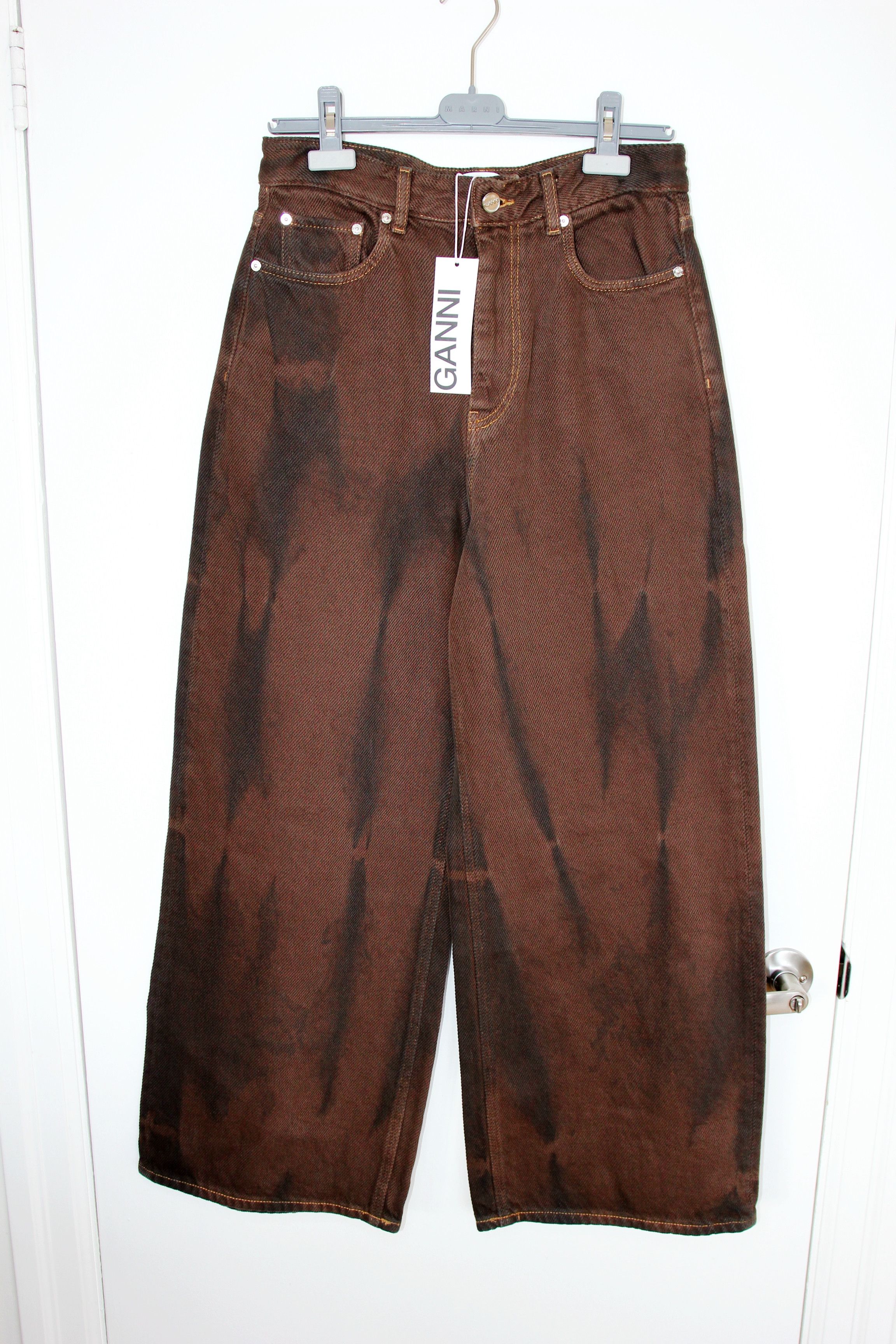 Ganni BNWT AW25 GANNI WIDE LEG DENIM JEANS 30 Size 30" / US 8 / IT 44 - 2 Thumbnail