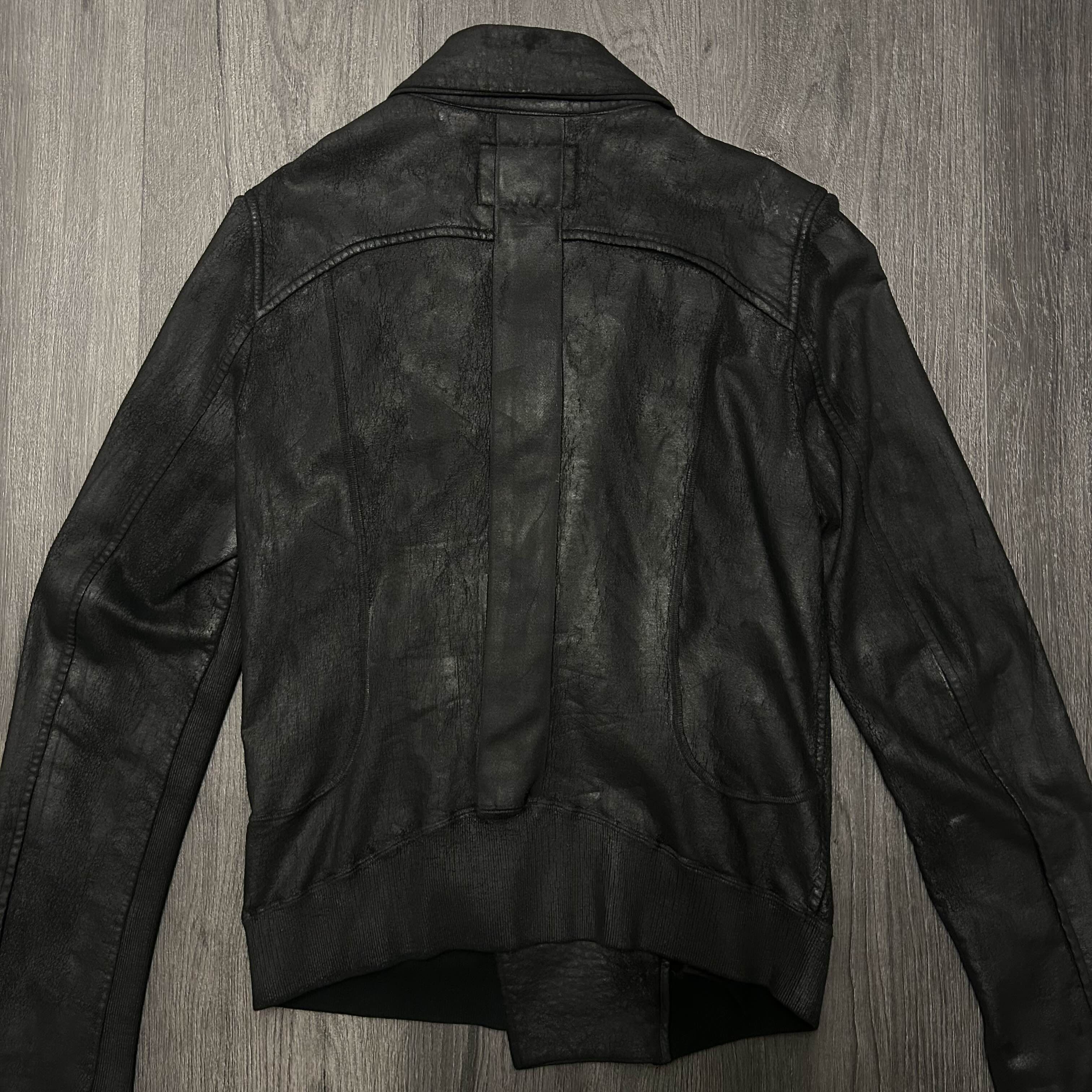 Le Grande Bleu (L.G.B.) l.g.b. waxed cotton biker jacket Size US S / EU 44-46 / 1 - 5 Thumbnail