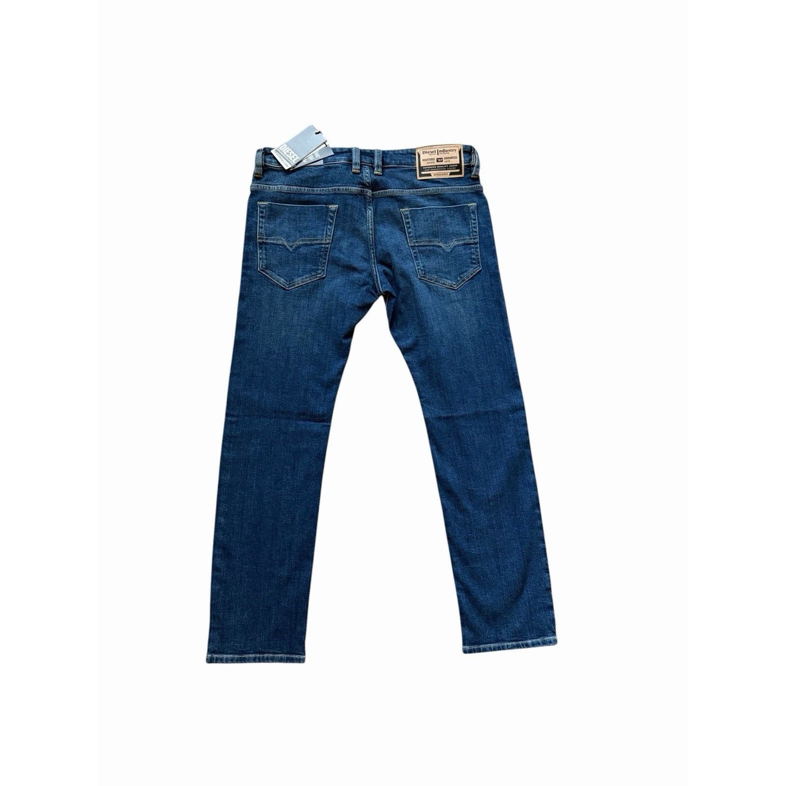 Diesel Diesel Mens Safado Straight Jeans RE020 Blue $250 Size 32/30 Size US 32 / EU 48 - 4 Thumbnail