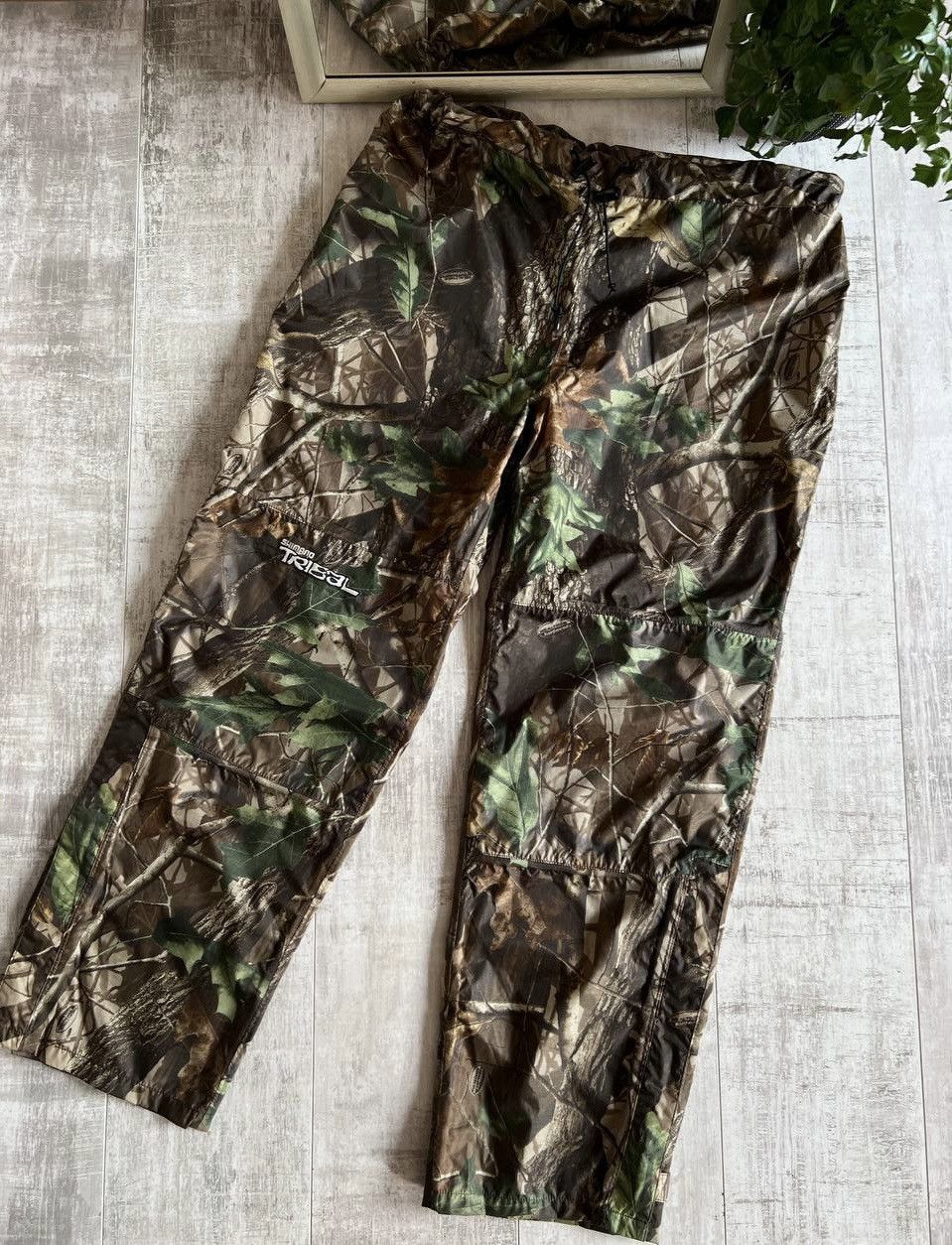 Realtree × Vintage Realtree Shimano Tribal Vintage Pants Y2K Parachute RARE Size US 34 / EU 50 - 1 Thumbnail