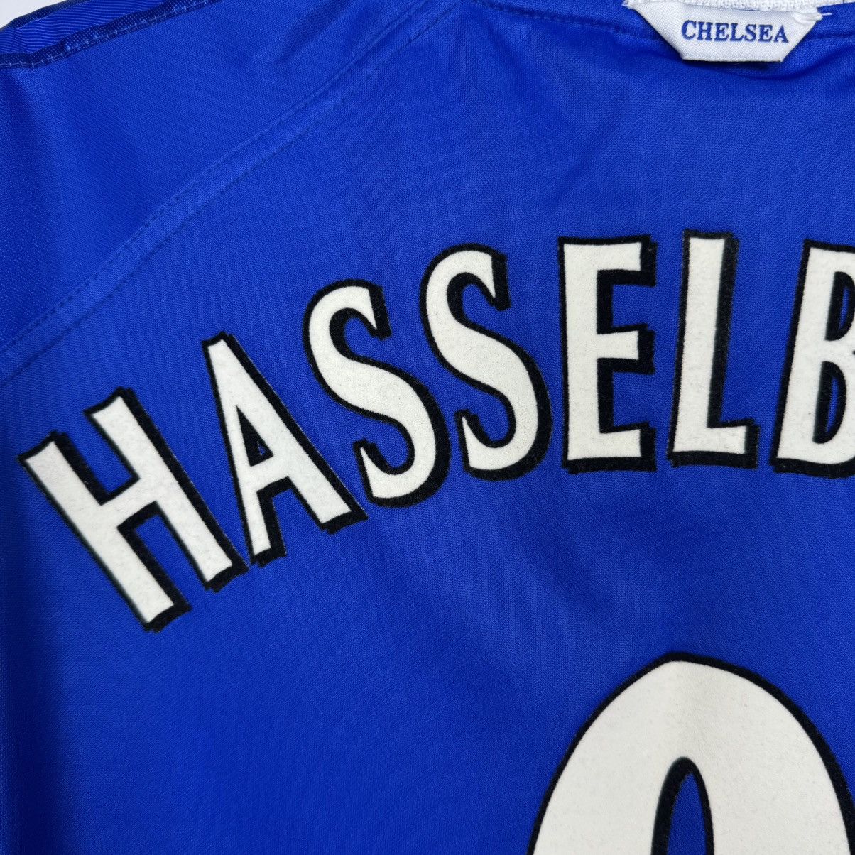 Umbro CHELSEA 1999 2000 HOME FOOTBALL SHIRT SOCCER #9 HASSELBAINK Size US XL / EU 56 / 4 - 16 Thumbnail