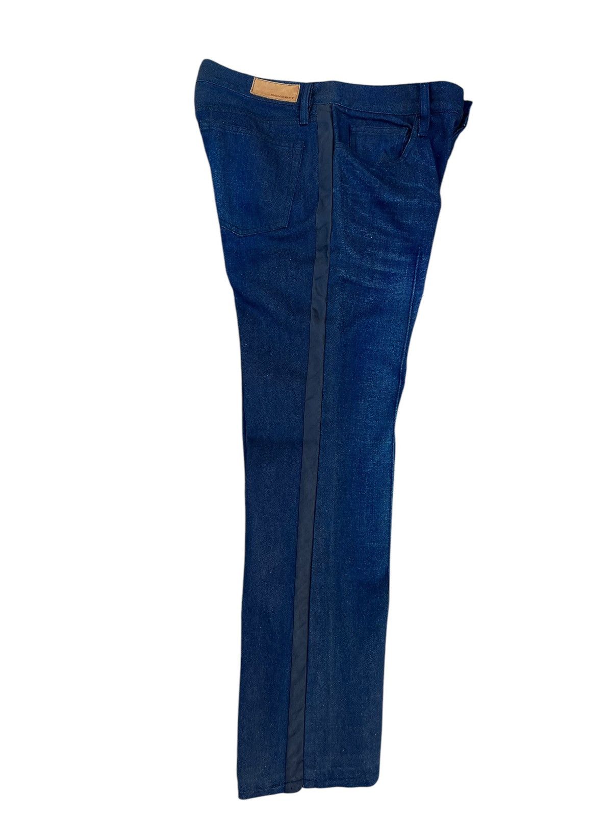 Boycott × Japanese Brand Vintage Boycott Japan Side Strap Waxed Denim Bootcut Jeans Size US 30 / EU 46 - 11 Thumbnail
