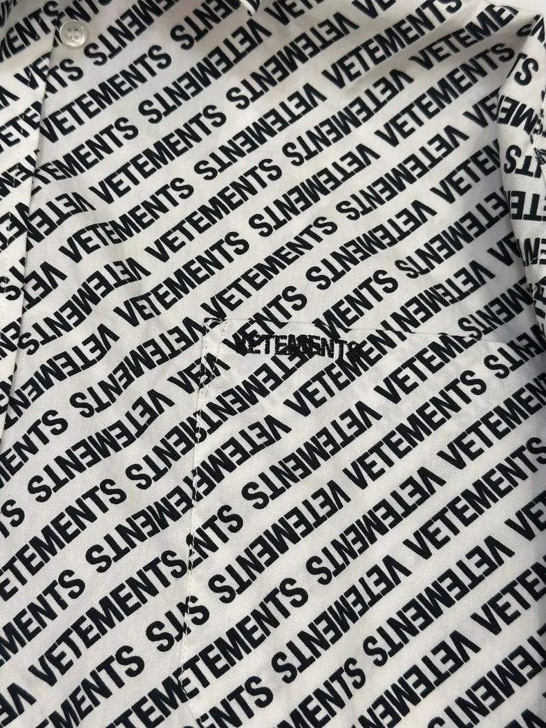 Vetements Vetements 20ss Small Letter Print Shirt 2506-Nextarrow Size US XS / EU 42 / 0 - 2 Thumbnail