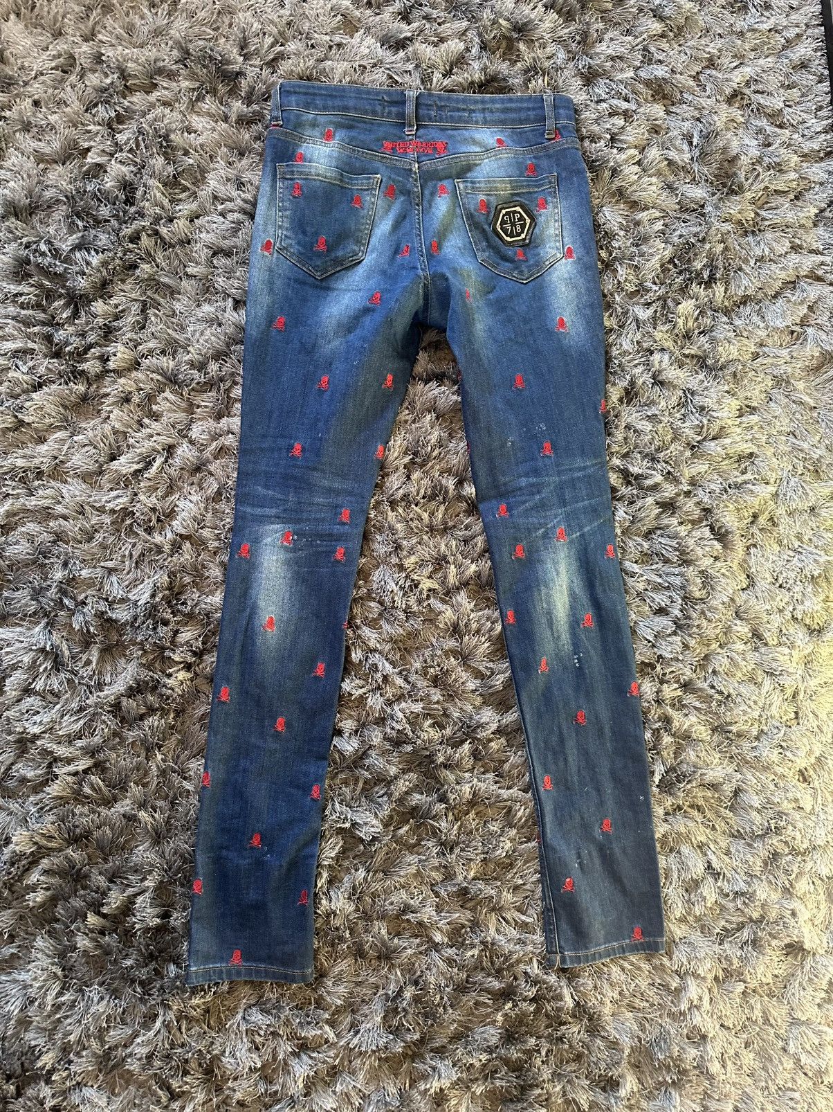 Philipp Plein Phillip Plein Illegal Fight ClubUnited Warriors Skull Denim Size US 30 / EU 46 - 4 Thumbnail