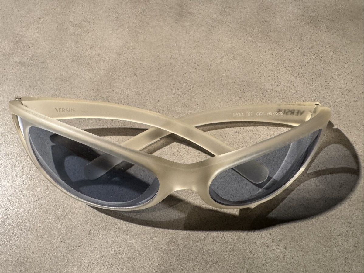 Versus Versace Versus Versace White Blue Lens Sunglasses - Model 1085 Size ONE SIZE - 7 Thumbnail