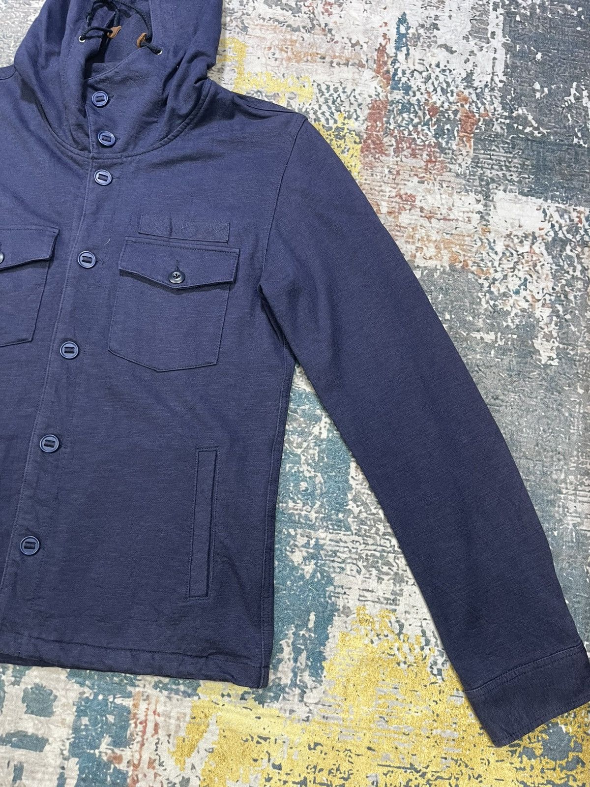 Beams Plus Beams Navy Hooded Cotton Jacket Size US M / EU 48-50 / 2 - 4 Thumbnail