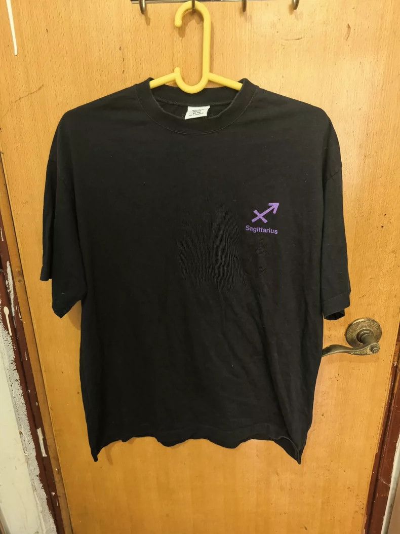 Vetements Vetements Sagittarius Black Cotton T-shirt - dmc Size US M / EU 48-50 / 2 - 1 Thumbnail