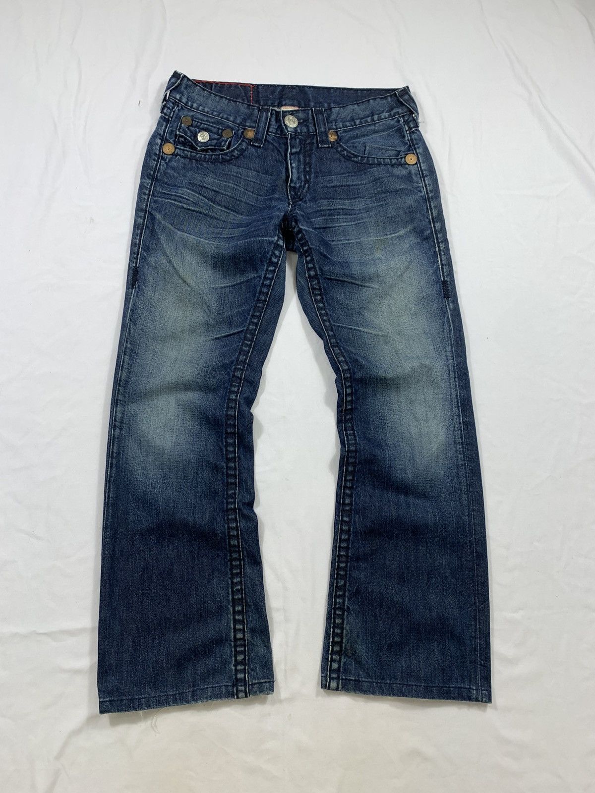 Tornado Mart Vintage True Religion Denim Flered Jeans Size US 32 / EU 48 - 2 Thumbnail