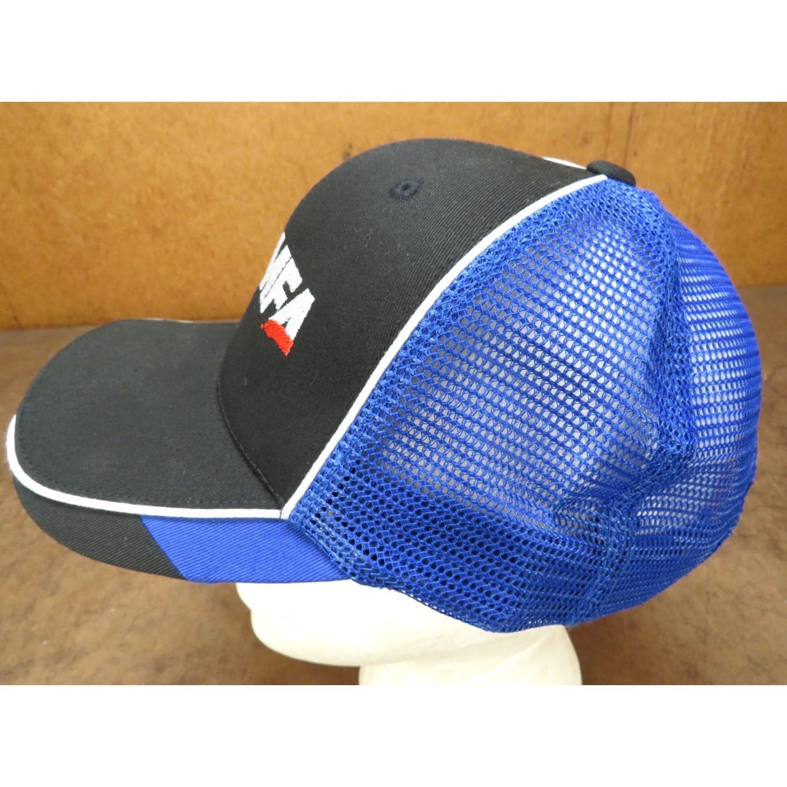 Port Authority Revised Title: MFA Oil Grain Farm Black Blue Stars and Bars Trucker Hat Adjustable Vintage Size ONE SIZE - 3 Thumbnail