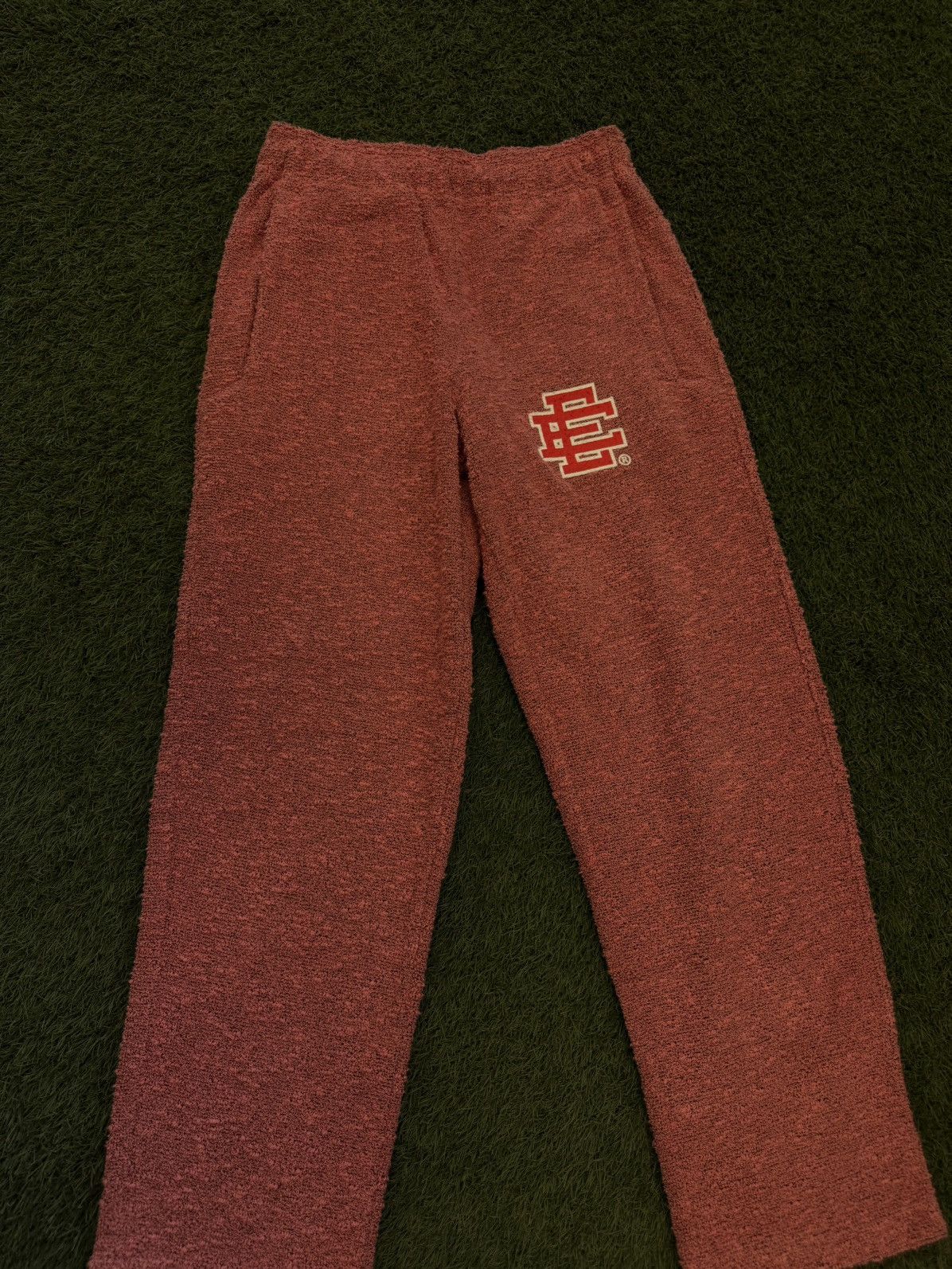 Eric Emanuel Eric Emanuel FW21 Pink/Red Boucle Sweatpants Size (M) Size US 31 - 3 Thumbnail