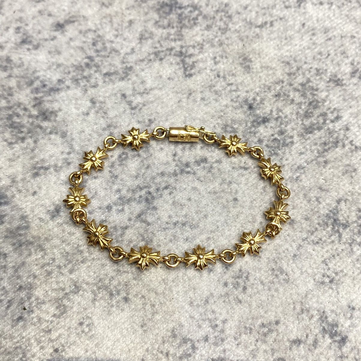 Chrome Hearts CHROME HEARTS Tiny E 22K Gold Bracelet Size ONE SIZE - 2 Thumbnail