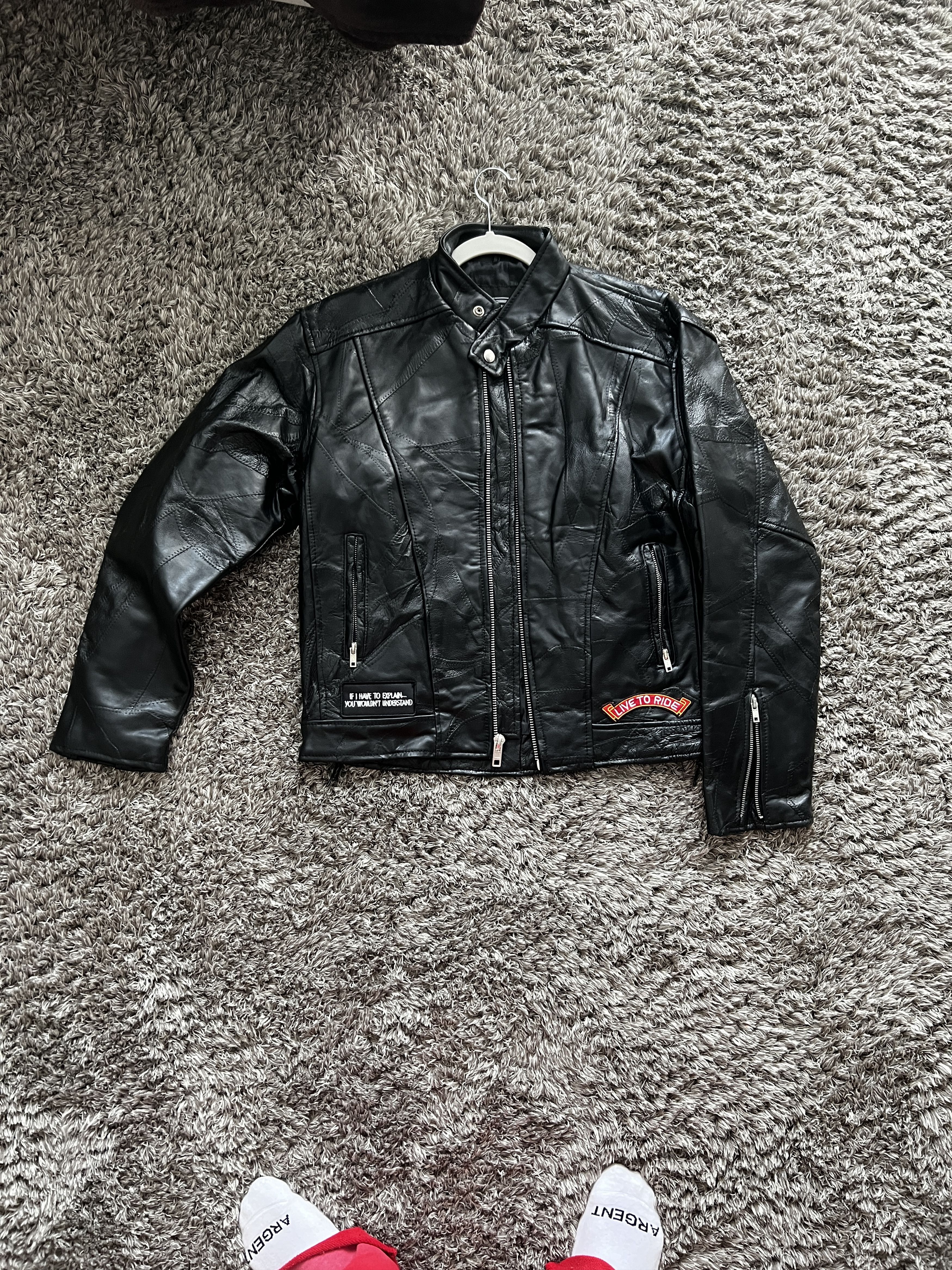 Other Leather Biker Jacket Size US S / EU 44-46 / 1 - 1 Thumbnail