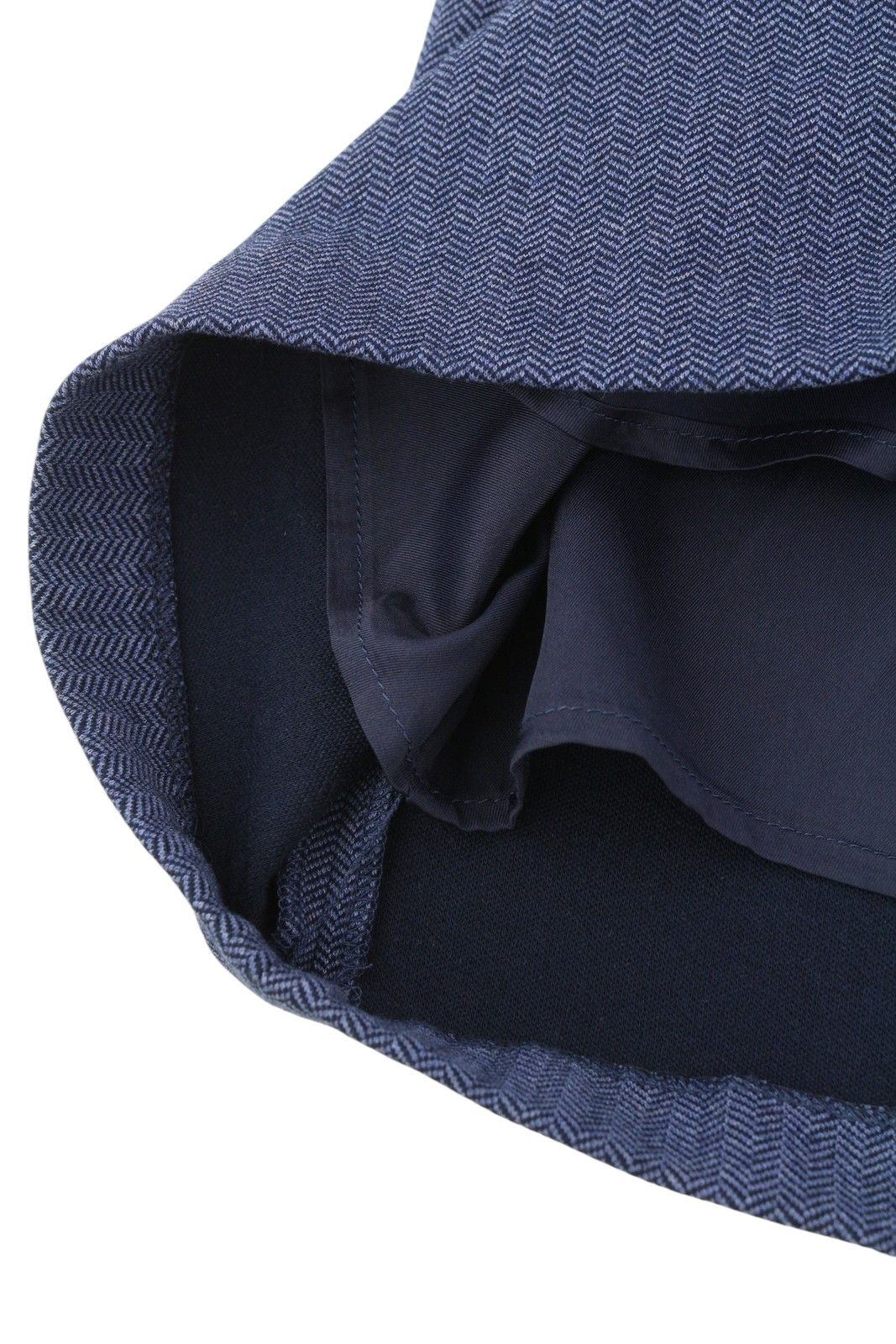 Gant HERRINGBONE JERSE EU34 Blue Round Neck Dress 85193 Size XS / US 0-2 / IT 36-38 - 5 Thumbnail