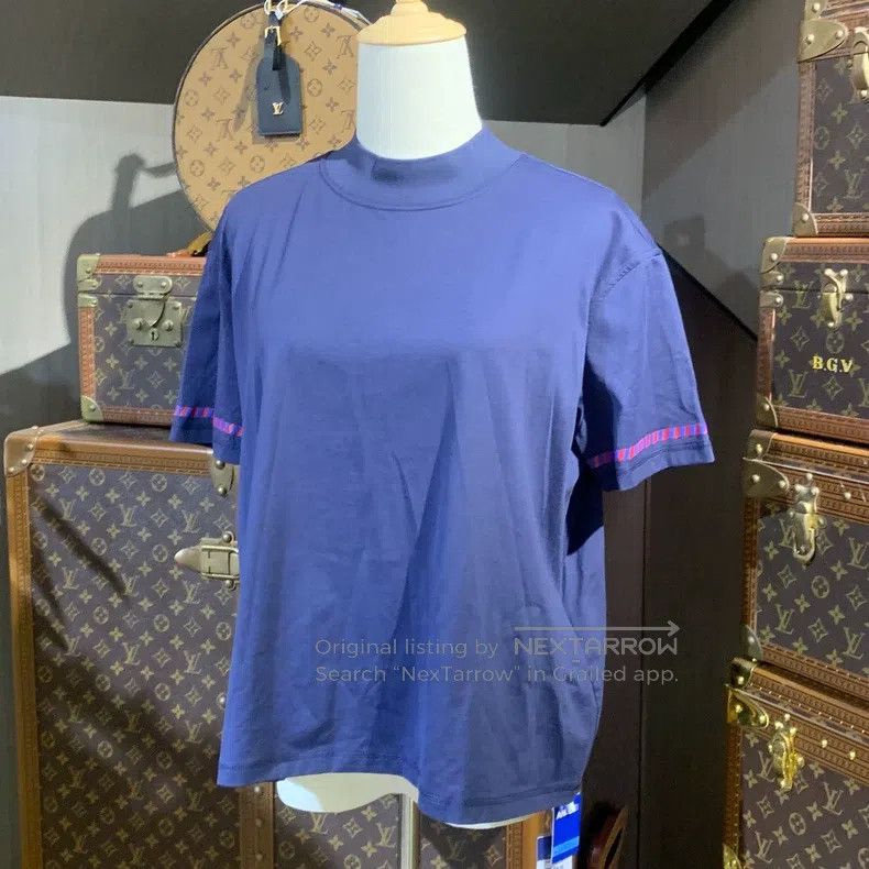Hermes Hermes Navy T-shirt Size XXS / US 00 / IT 34 - 1 Thumbnail