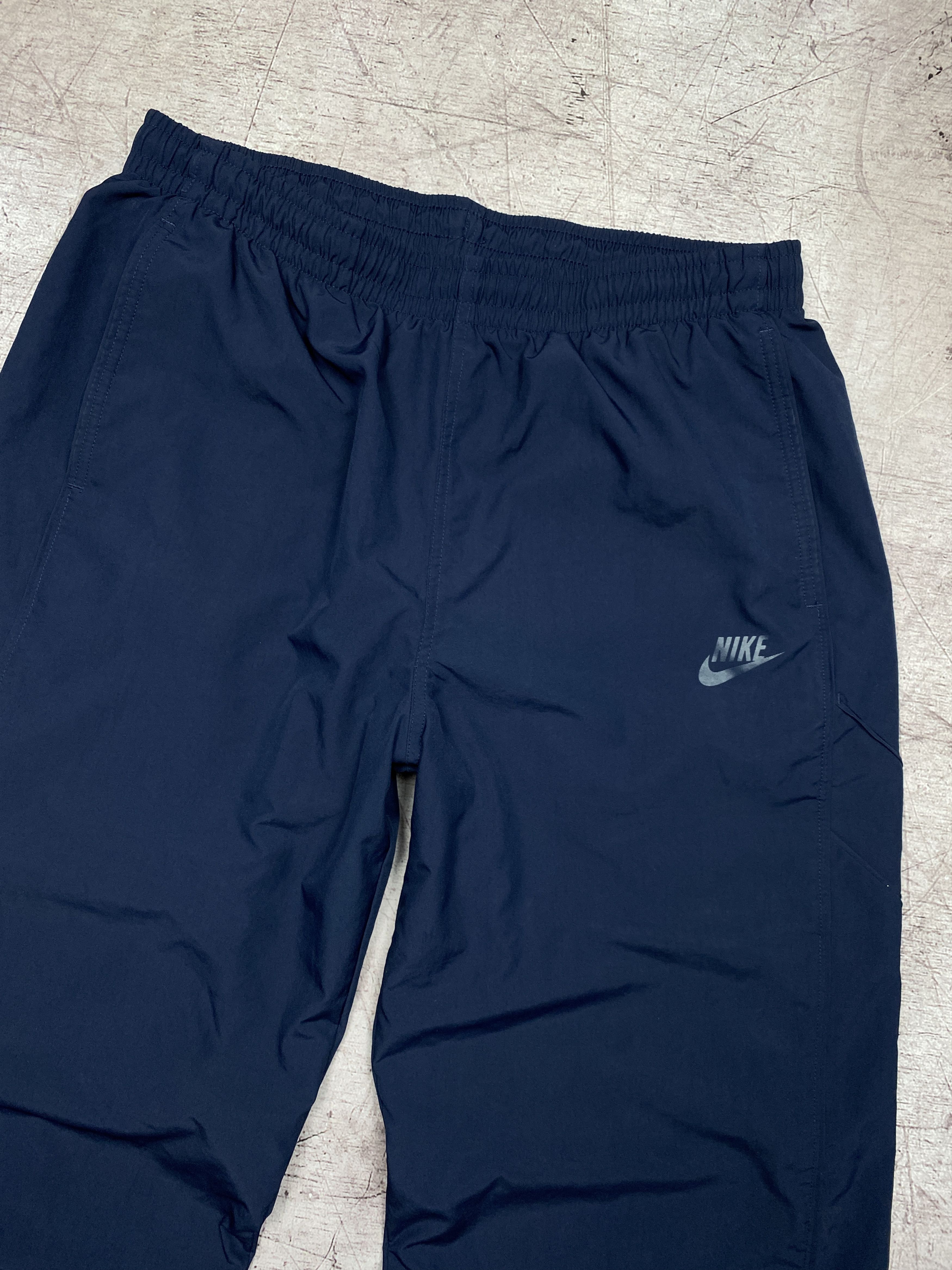Nike × Vintage Nike Vintage Mens Nylon Baggy Track Pants y2k Drill Style Size US 36 / EU 52 - 2 Thumbnail
