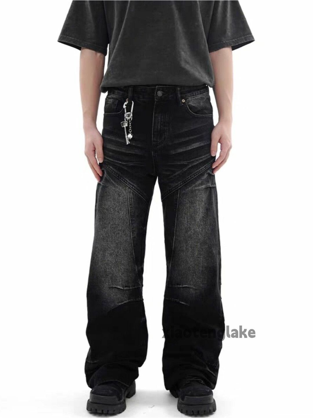 Jean × Vintage Washed faded cleanfit yuppie bootcut grunge y2k jeans Size US 32 / EU 48 - 3 Thumbnail