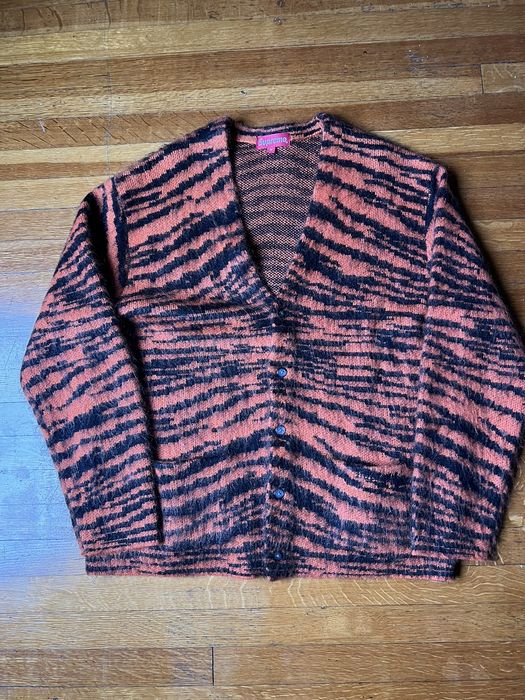 Supreme Supreme brushed mohair cardigan | Grailed