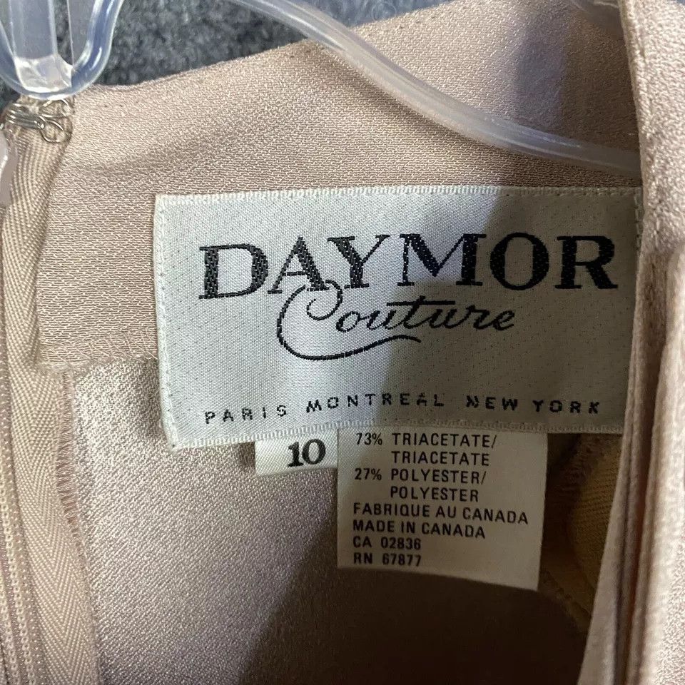 Other Daymor Couture Dress Women's Size 10 Triacetate Blend Adults Size L / US 10 / IT 46 - 3 Thumbnail