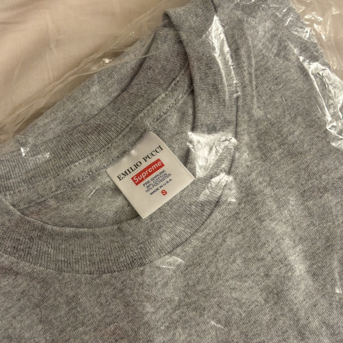Supreme SEALED Supreme x Emilio Pucci Box Logo Bogo Tee Blue Size US S / EU 44-46 / 1 - 3 Thumbnail