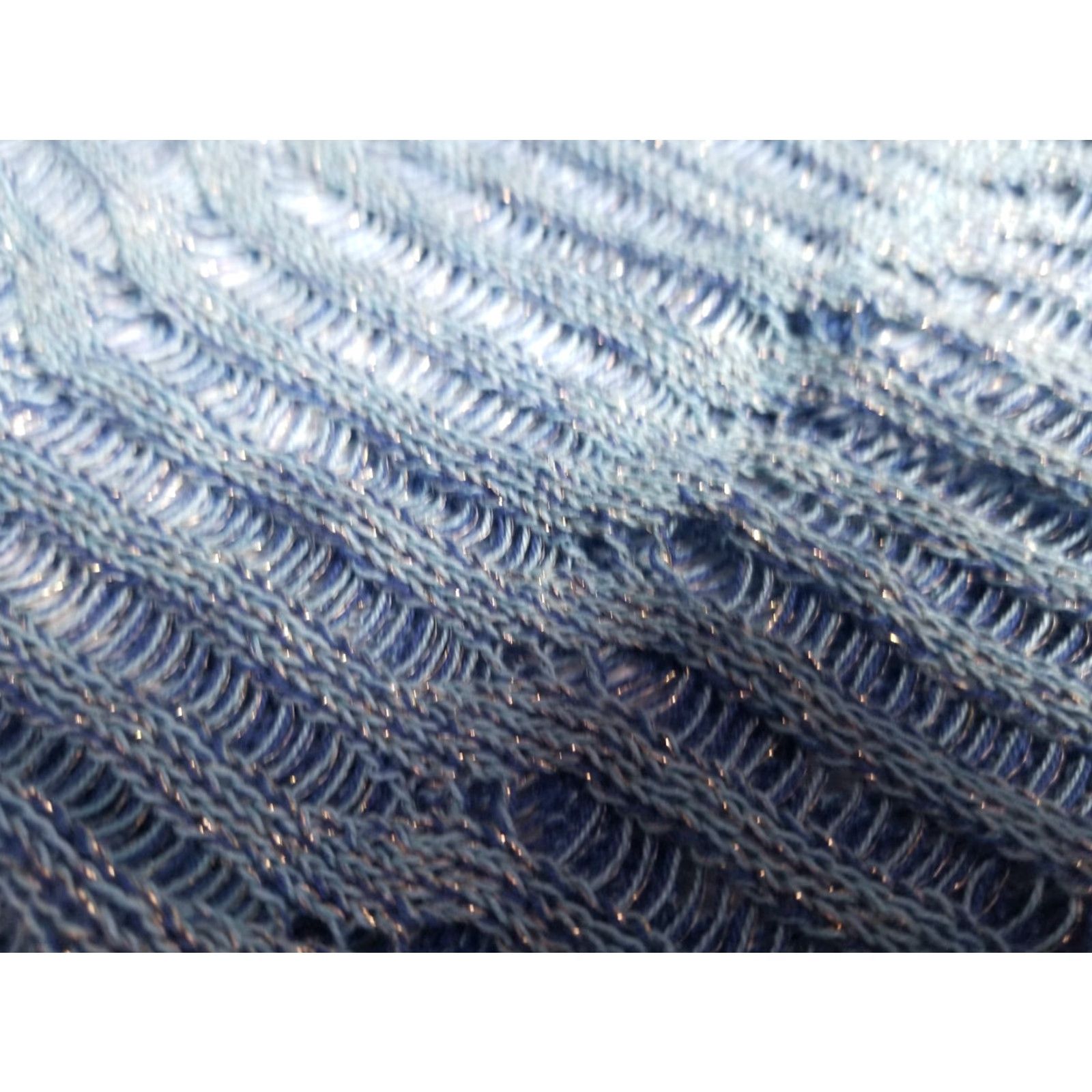 Vintage Cecilia Prado Anthropologie Crochet Cover Up Boxy Fit Blue Women One Size Size ONE SIZE - 5 Thumbnail