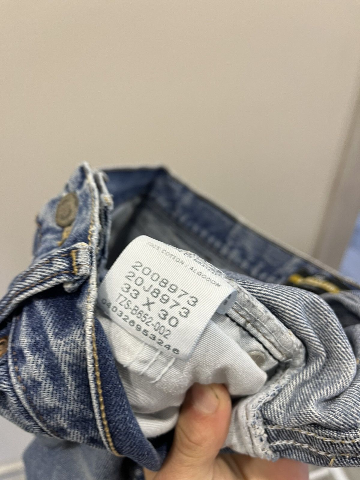 Lee VTG 90’s Lee Straight Leg Y2K Blue Jeans Streetwear 33/30 Size US 33 - 7 Thumbnail