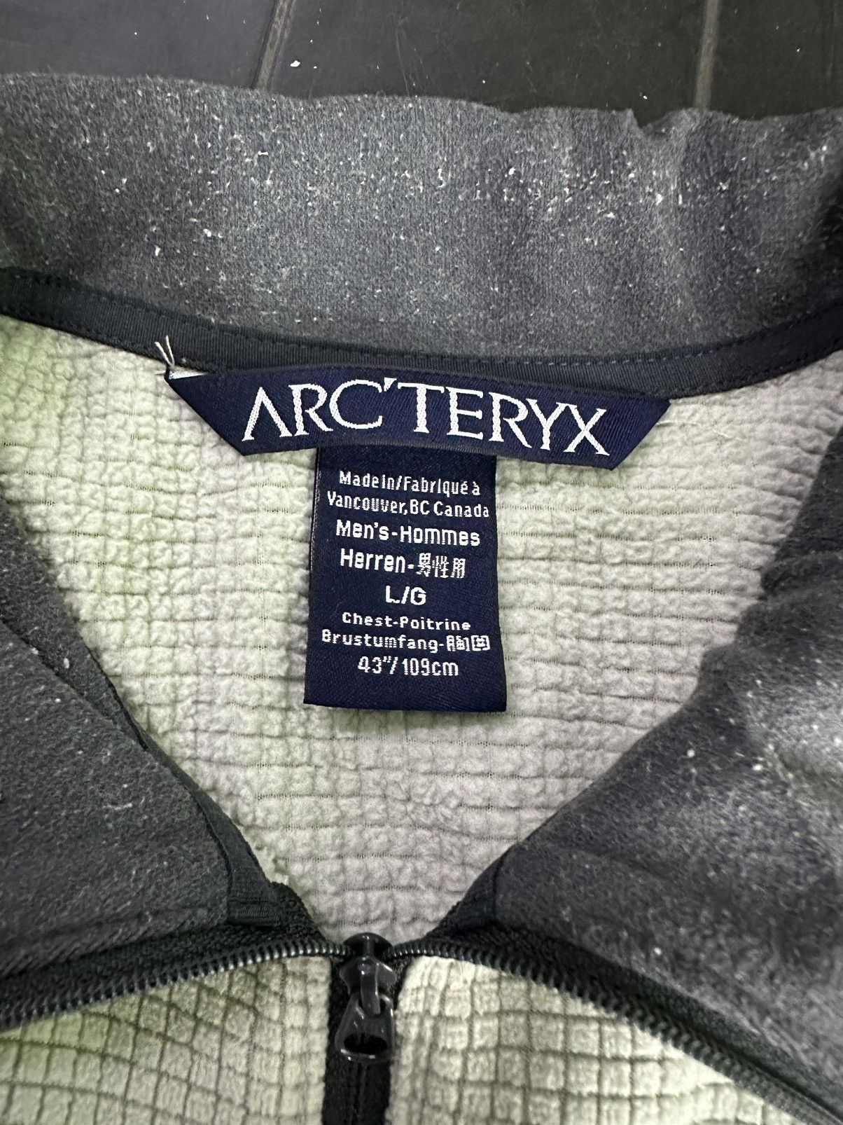 Arc'teryx × Polartec Arc’Teryx Polartec Half Zipper Light Grey Size US L / EU 52-54 / 3 - 9 Thumbnail