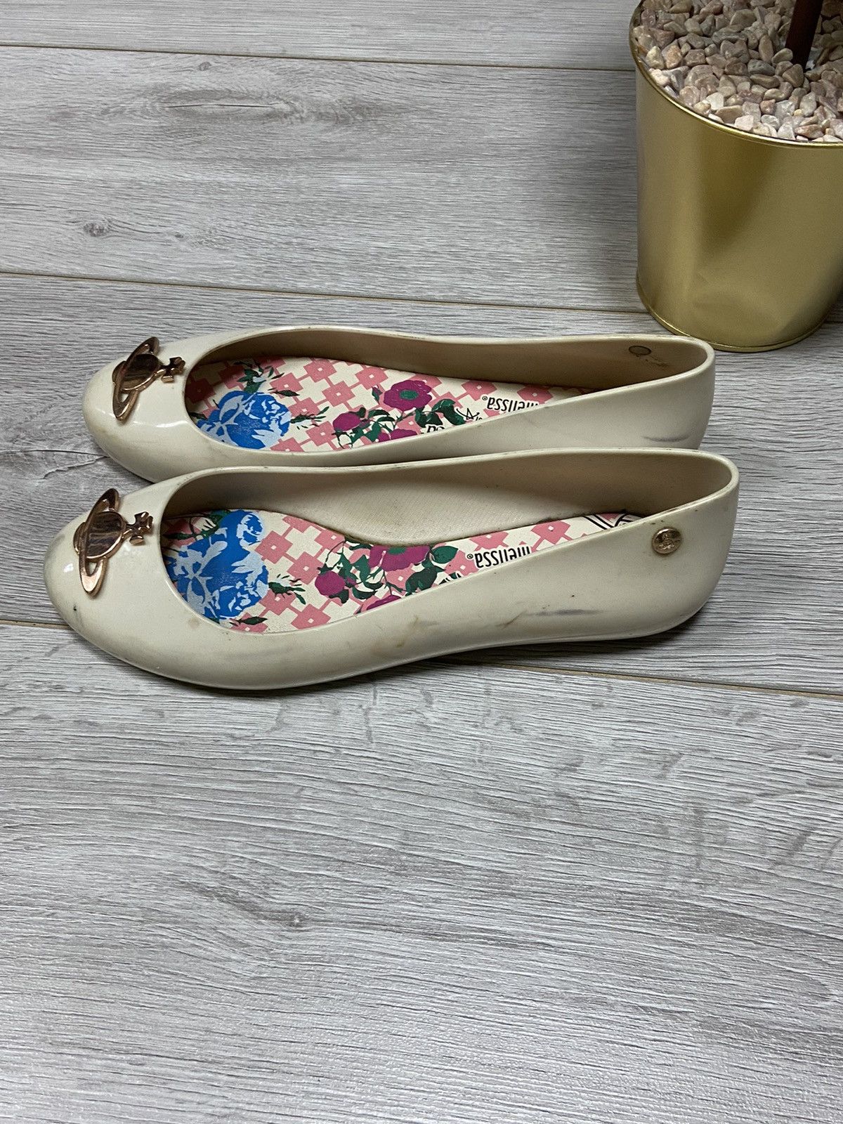 Melissa × Vivienne Westwood Vivienne Westwood x Melissa ballet flats big gold Orb Size US 7 / IT 37 - 6 Thumbnail