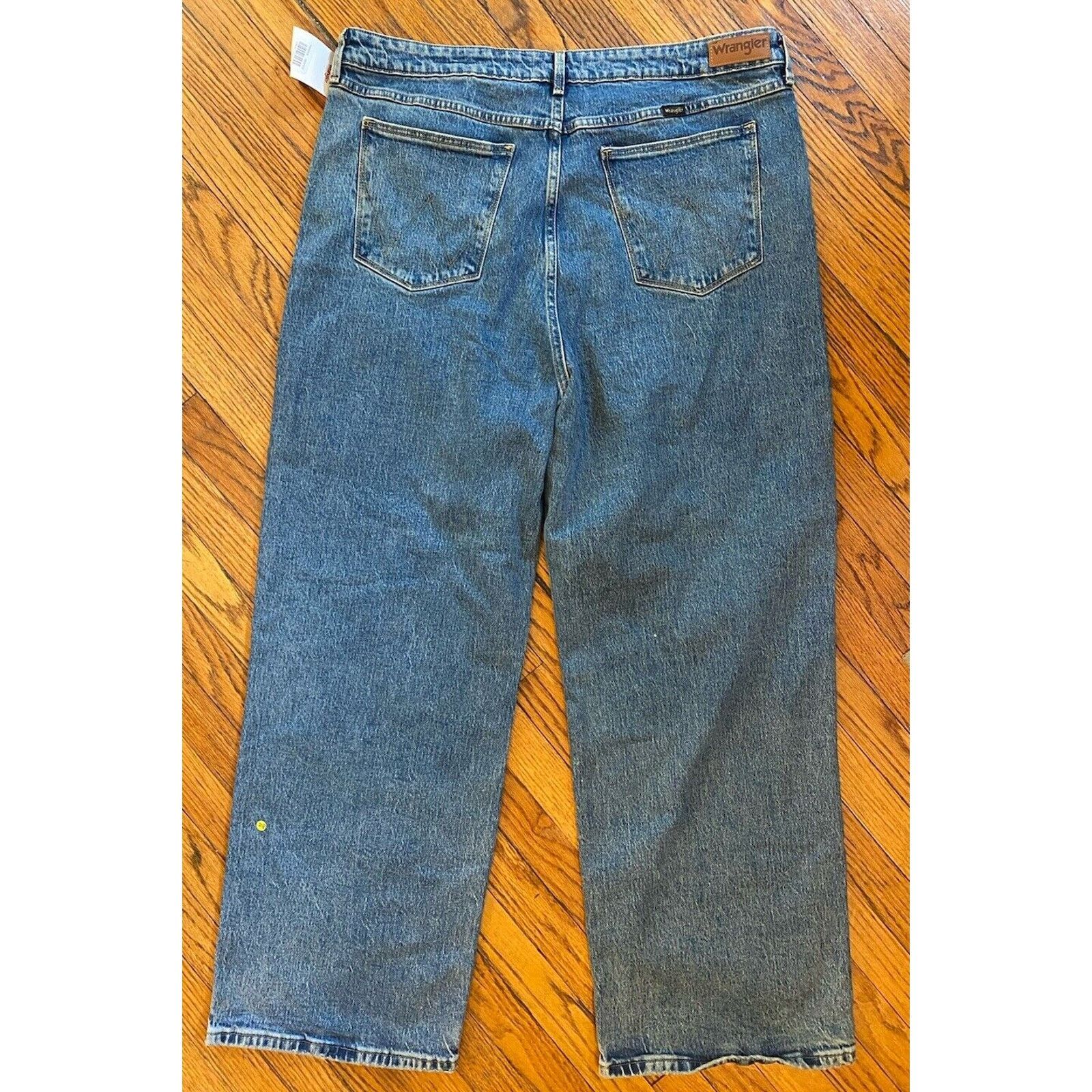 Wrangler NWT Wrangler Mid Jean Mens Loose Straight Inspection Sticker Size US 34 / EU 50 - 4 Thumbnail