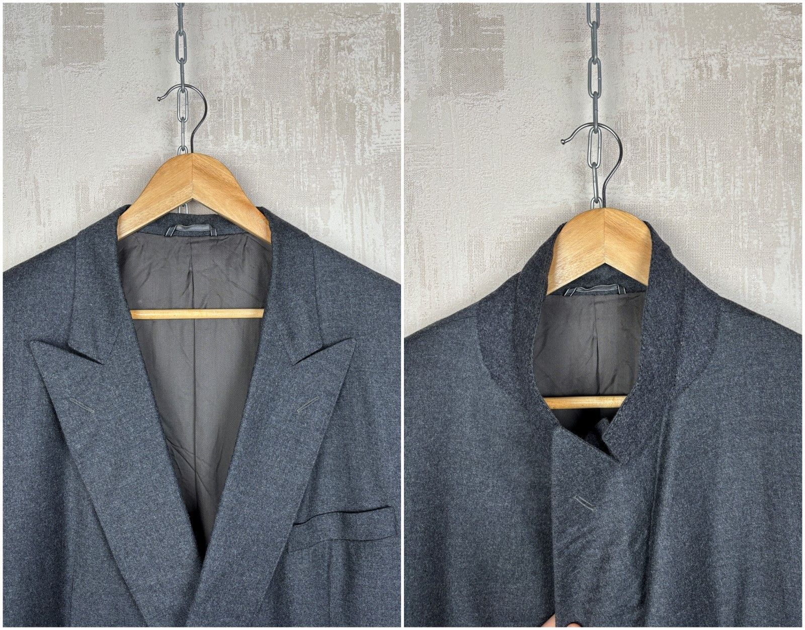 Ermenegildo Zegna VTG Ermenegildo Zegna Wool Cashmere Double Breasted Blazer Size 48R - 6 Thumbnail