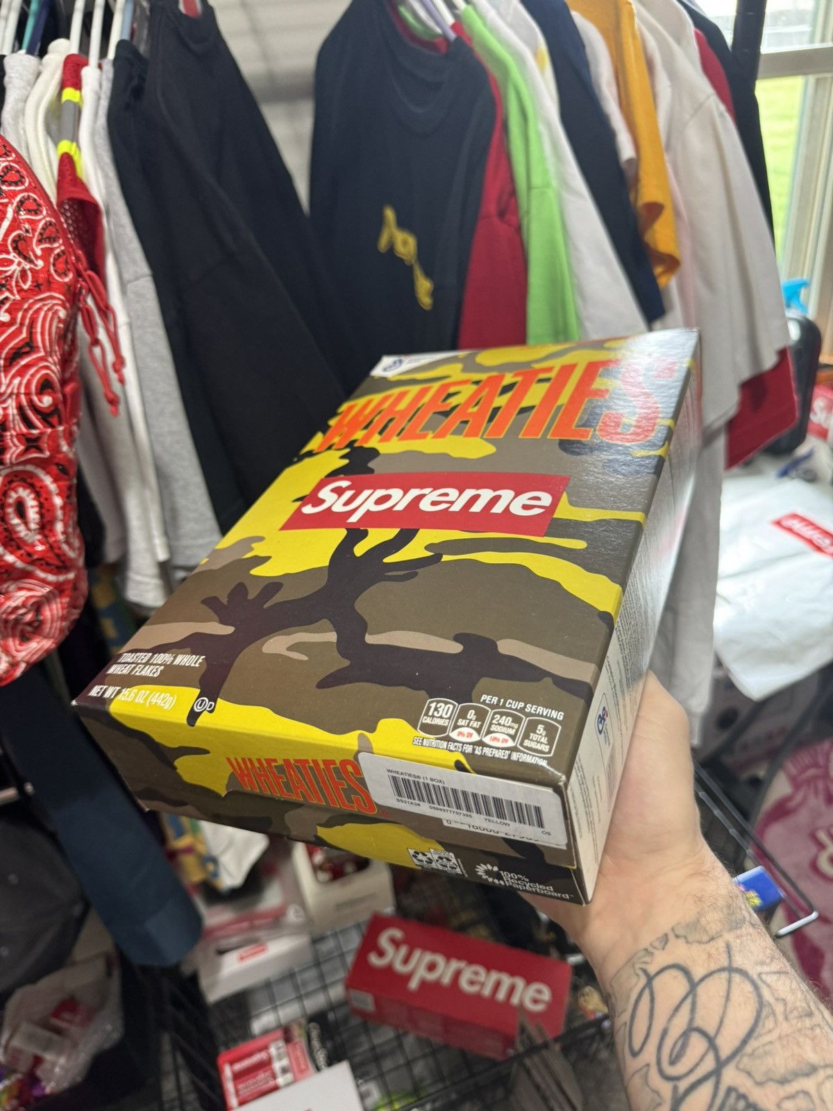 Supreme Supreme Wheaties Orange Limited Edition Box Size ONE SIZE - 3 Thumbnail