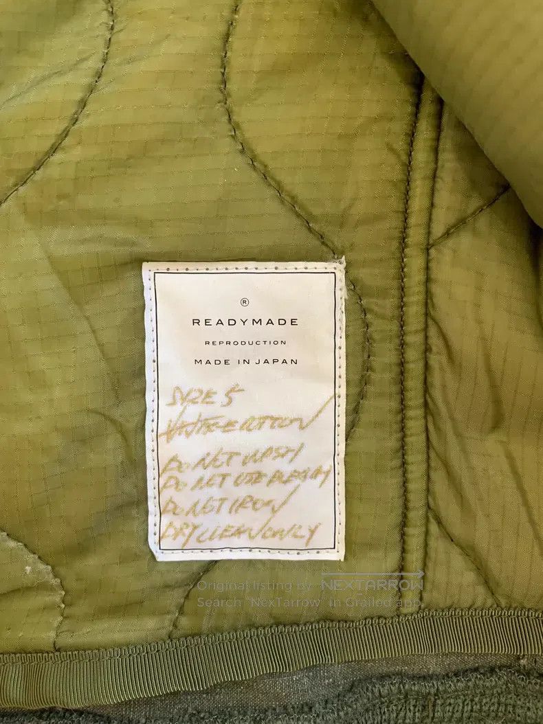 READYMADE Ready Made Indian Silk Metal Embroidered M-65 Jacket Size US XXL / EU 58 / 5 - 4 Thumbnail