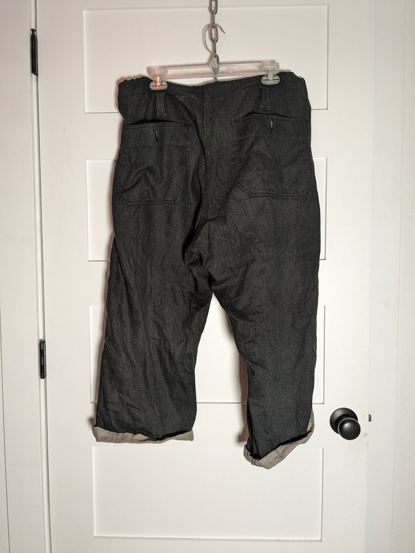Willy Chavarria Willy Chavarria Cropped Denim Size US 43 - 2 Thumbnail