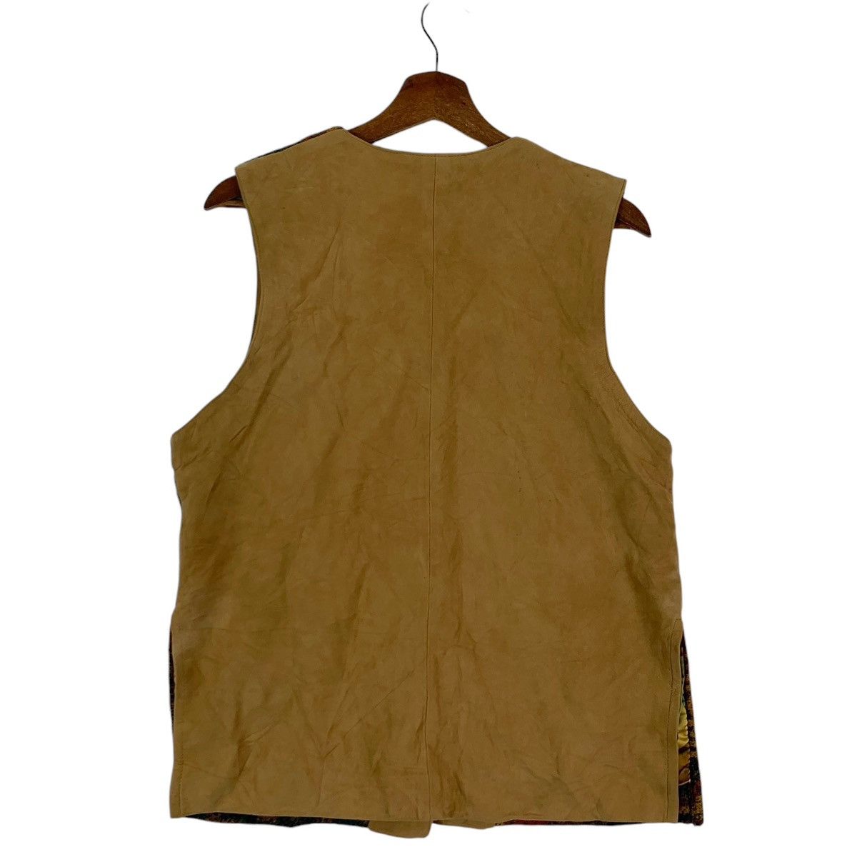 Designer × Leather × Vintage VINTAGE AMGE MADE IN SPAIN LEATHER VEST JACKET Size US M / EU 48-50 / 2 - 9 Thumbnail