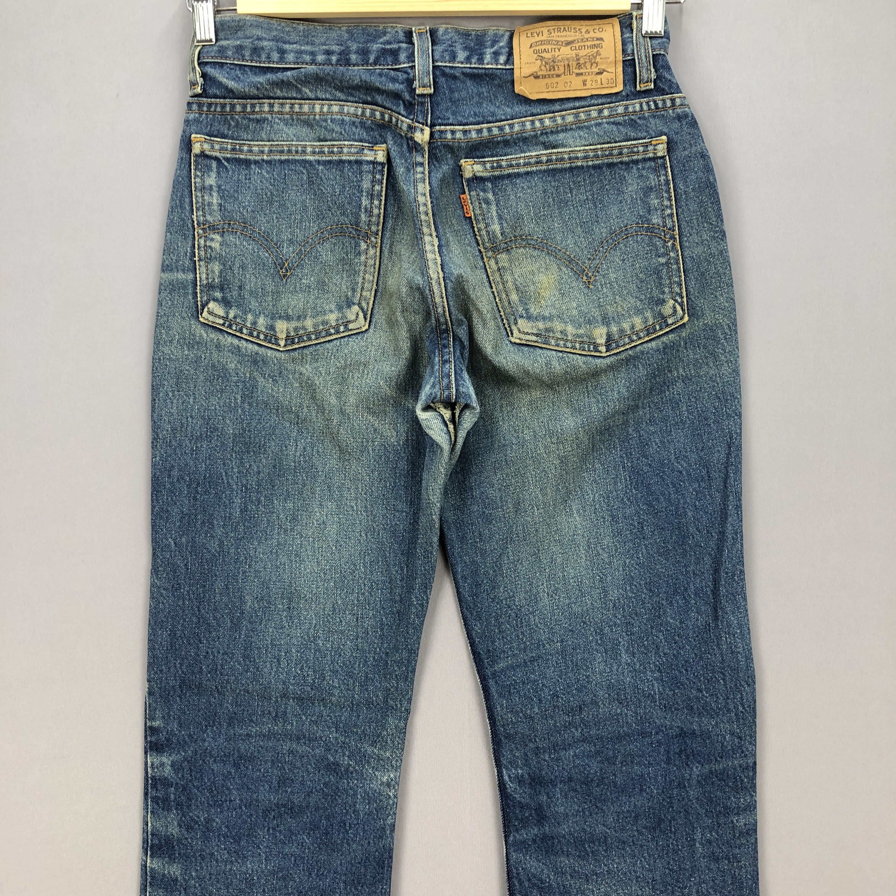 Levi's Vintage Levis 602 Orange Tab Jeans Levi's Stone Wash Denim Size 28" / US 6 / IT 42 - 4 Thumbnail