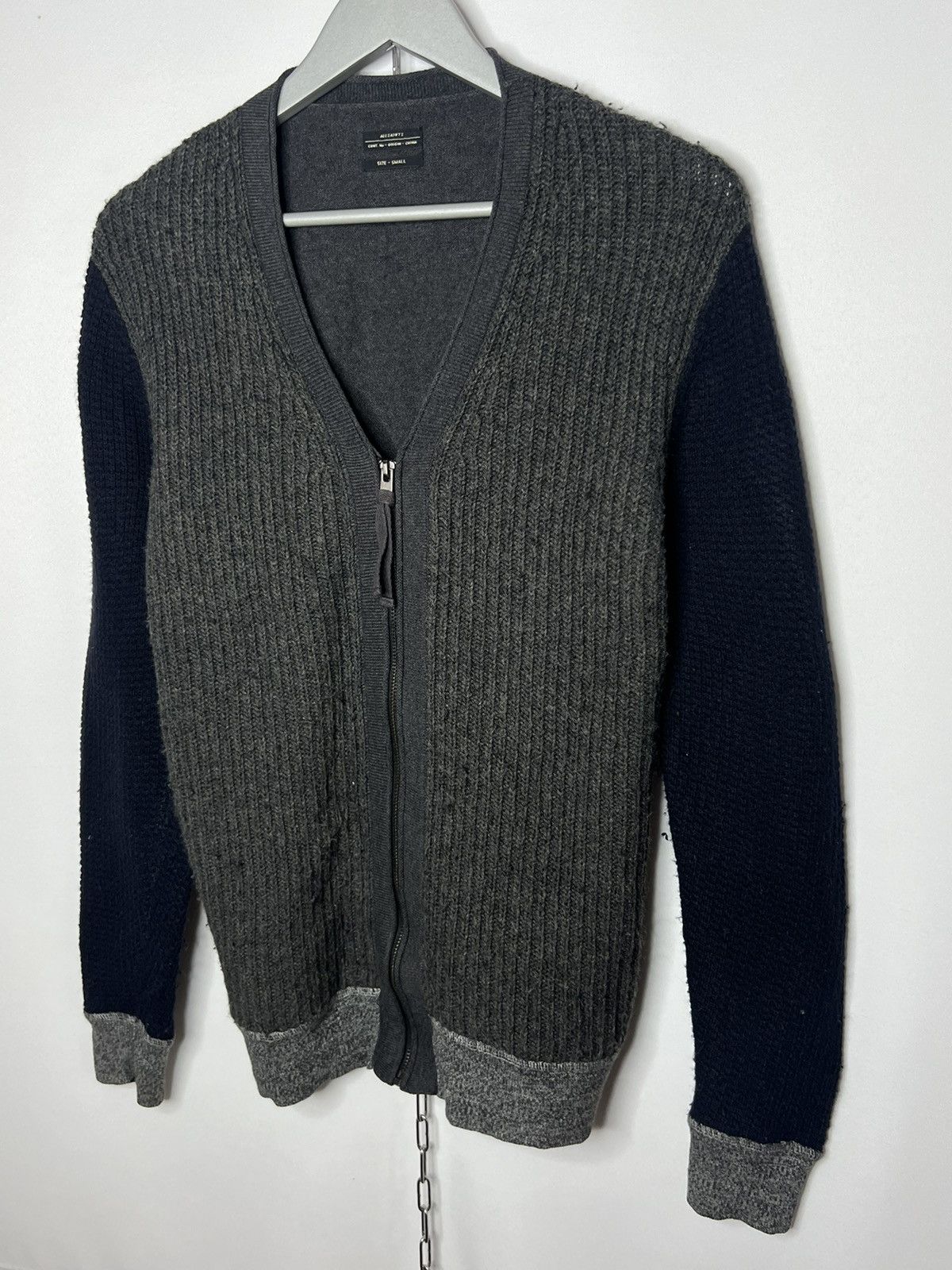 Other AllSaints Luxury Wool Full Zip Cardigan Jumper Pullover Size US S / EU 44-46 / 1 - 5 Thumbnail