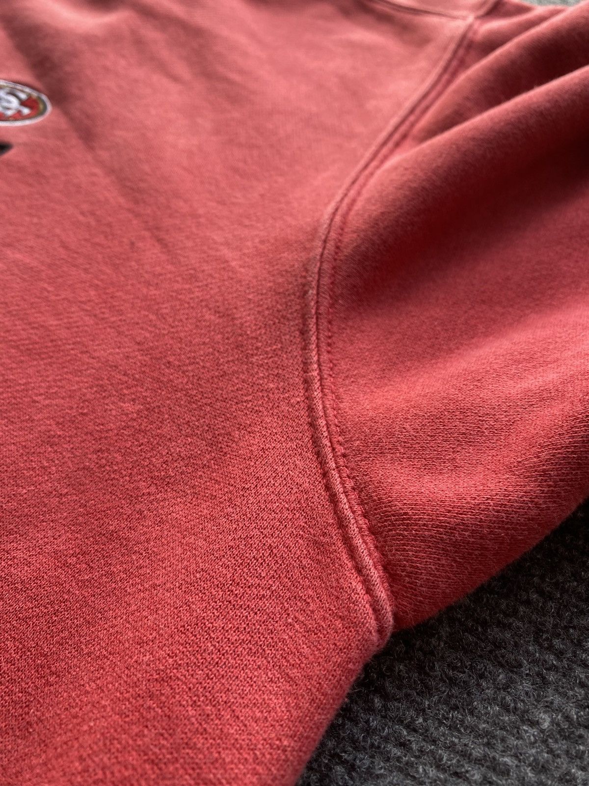 Reebok 🔥Reebok 49ers San Francisco Red Sweatshirt Size US M / EU 48-50 / 2 - 25 Thumbnail