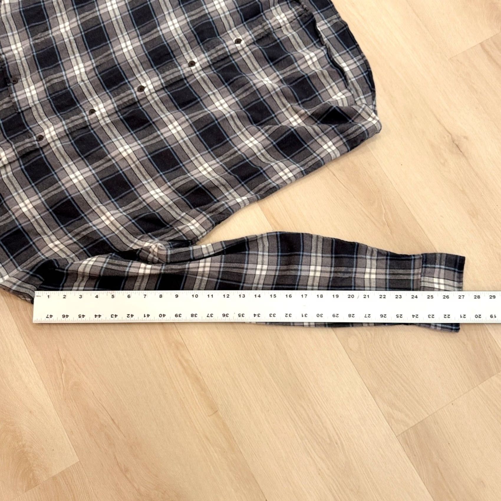 Faherty Faherty Flannel Shirt Button Down Plaid Outdoor Polar Night XXL Size US XXL / EU 58 / 5 - 3 Thumbnail