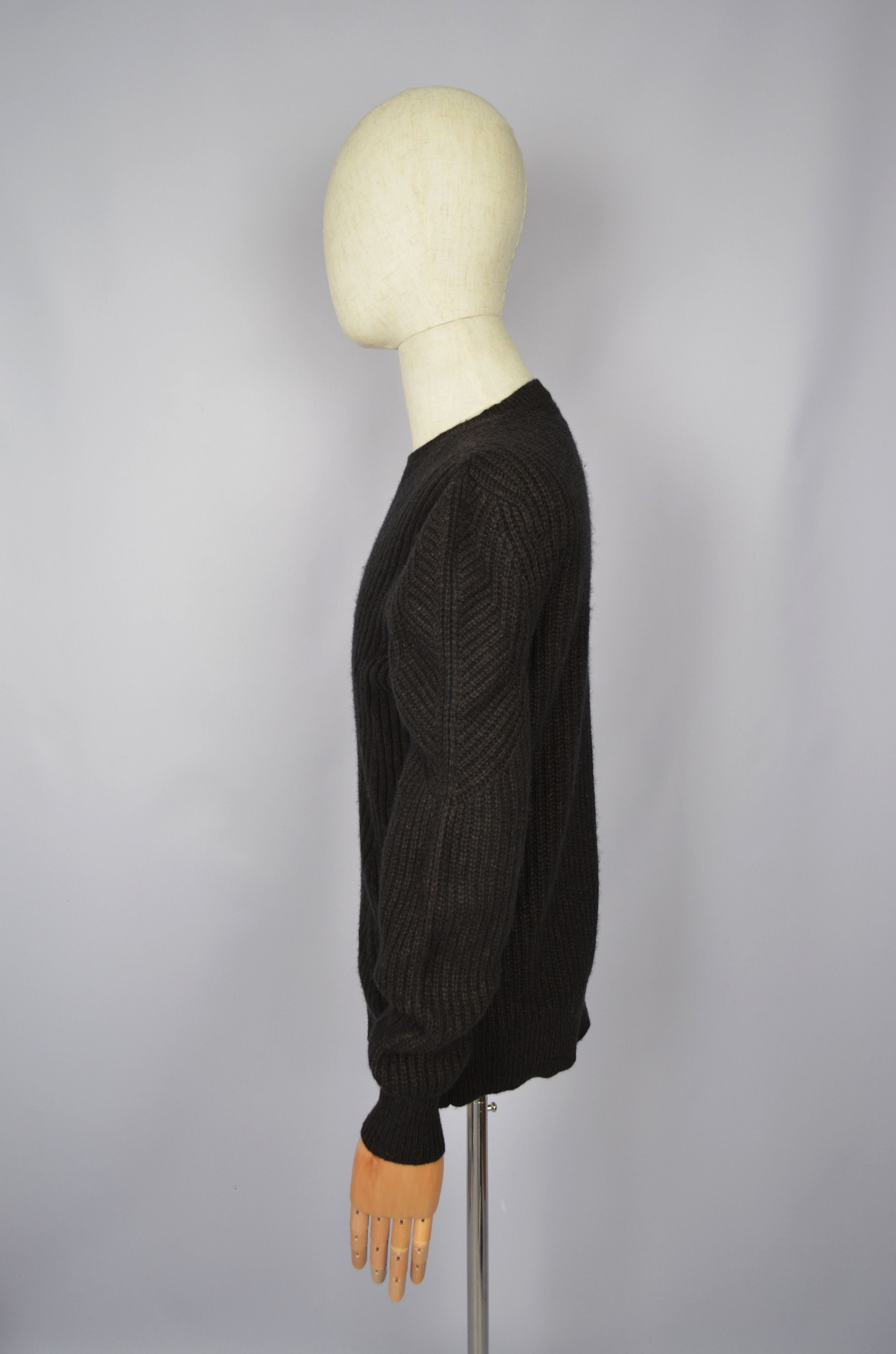 Allsaints × Designer AllSaints Hiren Crew Neck Wool Blend Jumper Sweater Brown Size US S / EU 44-46 / 1 - 4 Thumbnail