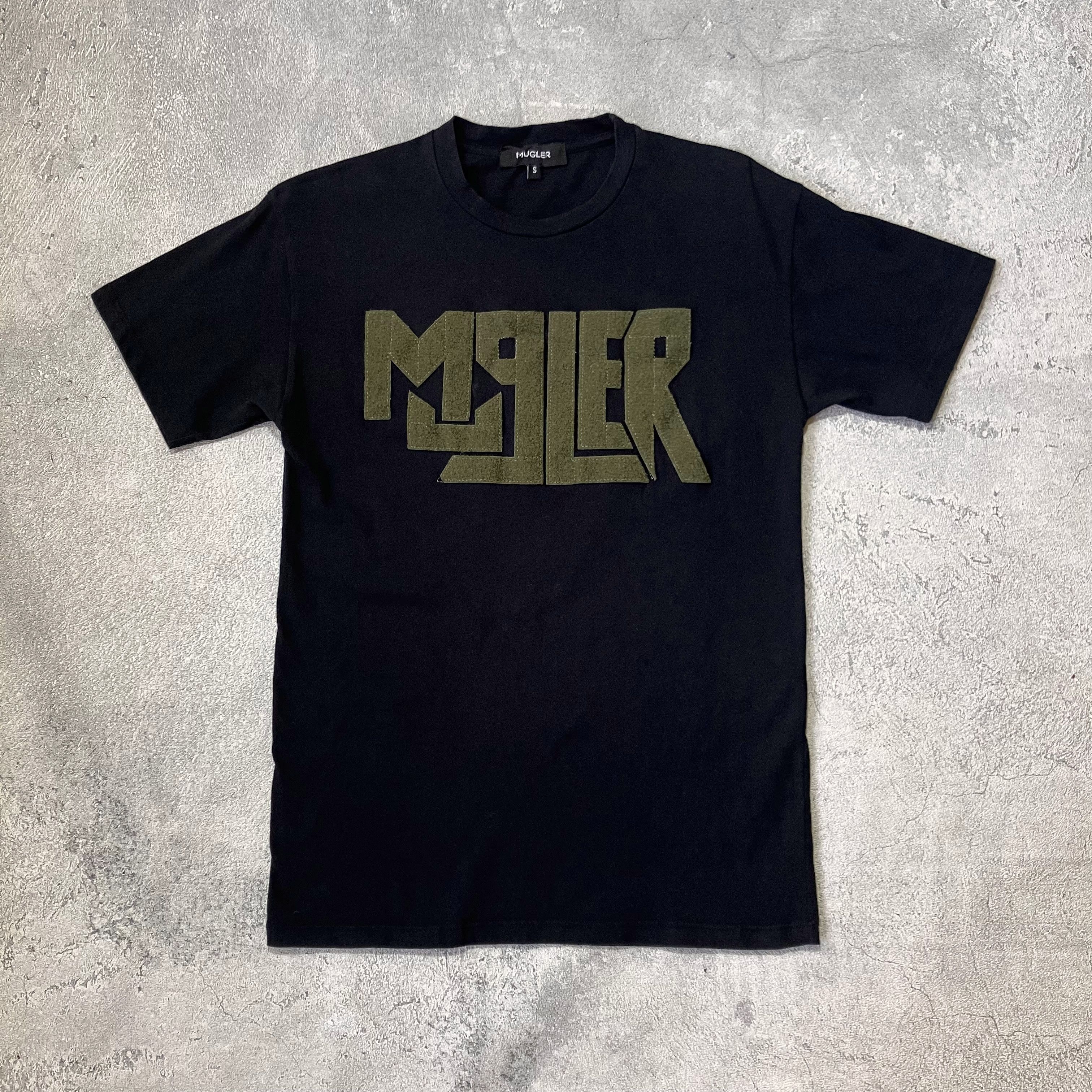 Mugler Thierry Mugler F/W 2013 patched font black t-shirt Size US S / EU 44-46 / 1 - 1 Thumbnail