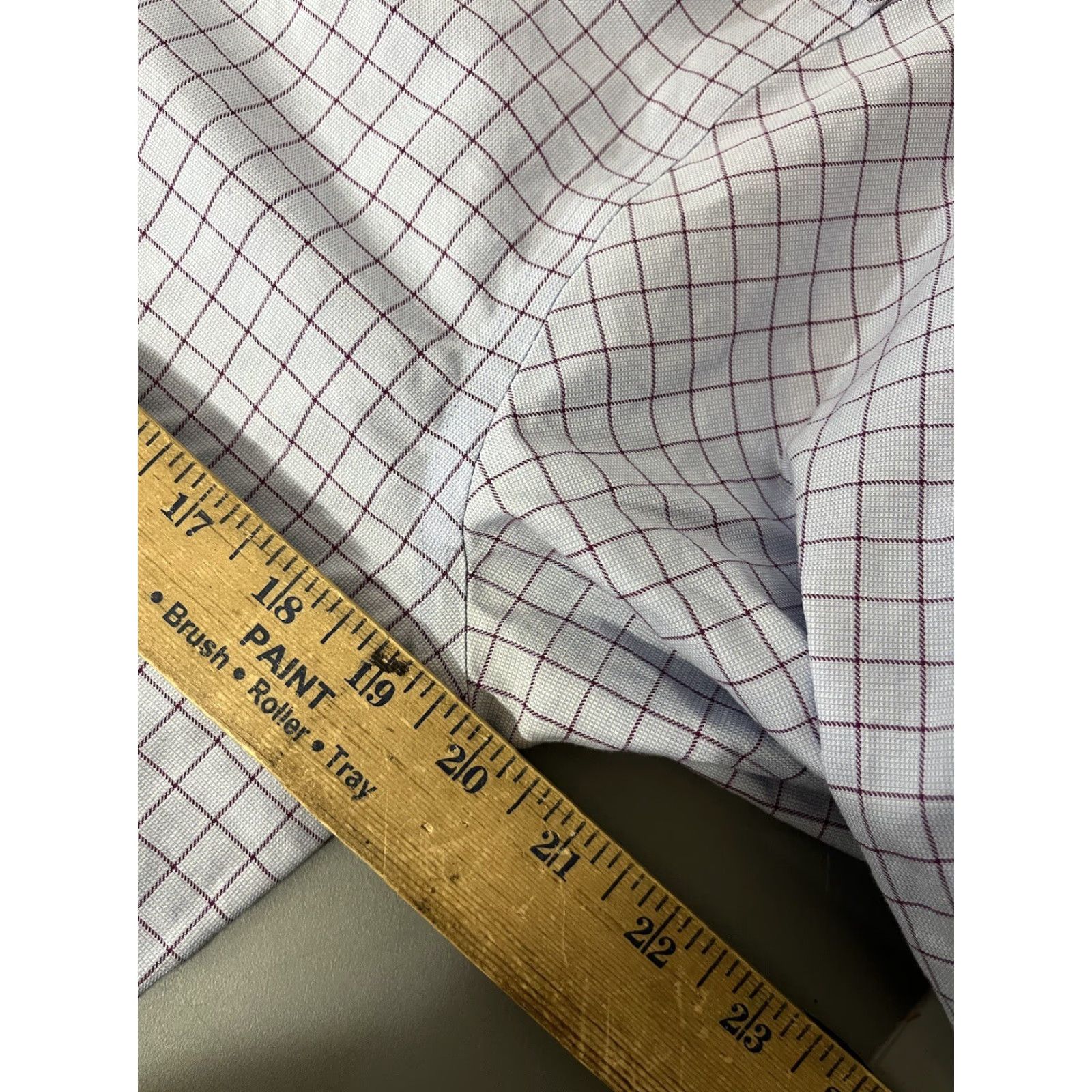 Tommy Hilfiger Tommy Hilfiger Slim Fit Blue Plaid Button-Down Long Sleeve Shirt 15.5 Mens (Regular) B-D Blue Size US M / EU 48-50 / 2 - 5 Thumbnail