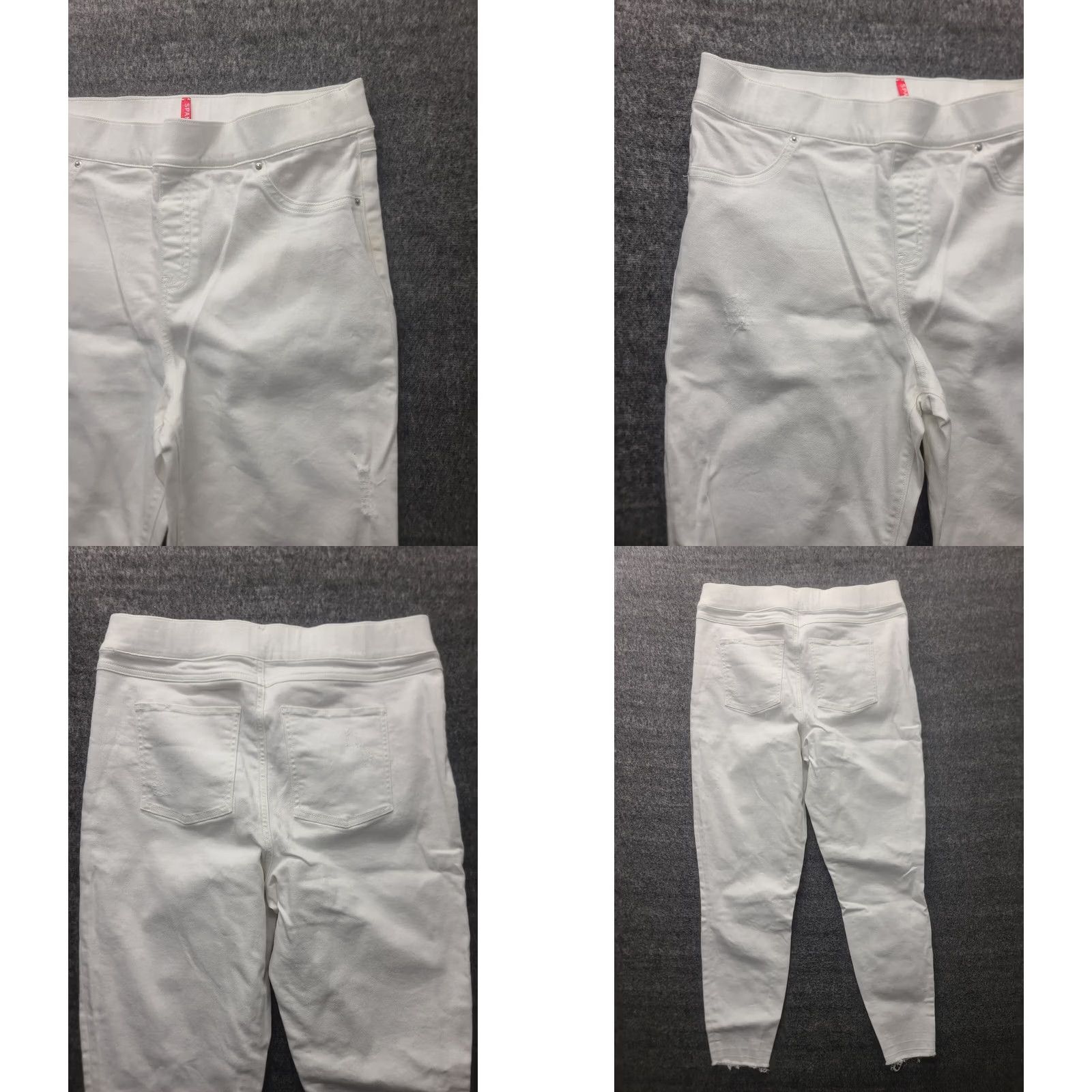 Spanx Spanx Pants Womens XL Ankle High Rise Shaping Slimming Jeggings White 30 in Inseam 27 in Regular Size Type Leggings Womens Size 40" / US 18 - 8 Thumbnail